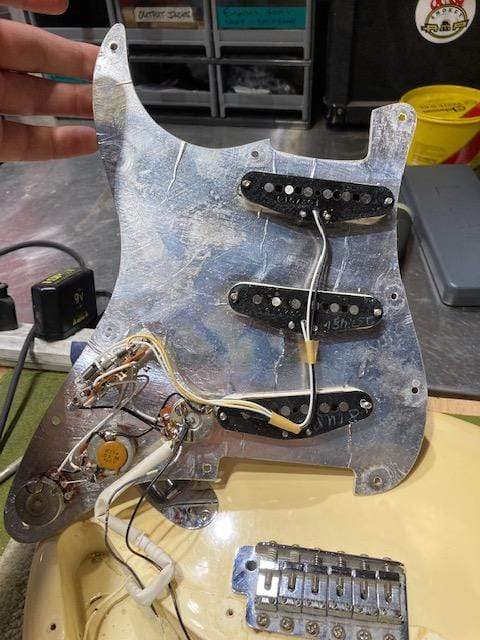 Fender Stratocaster Olympic White 1981 Electric Guitars / Solid Body