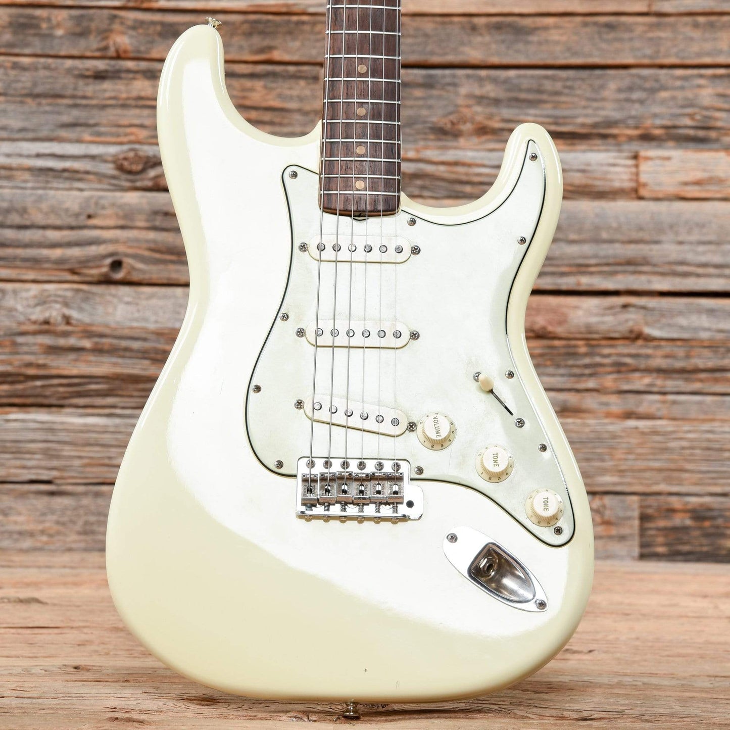 Fender Stratocaster Olympic White Refin 1964 Electric Guitars / Solid Body