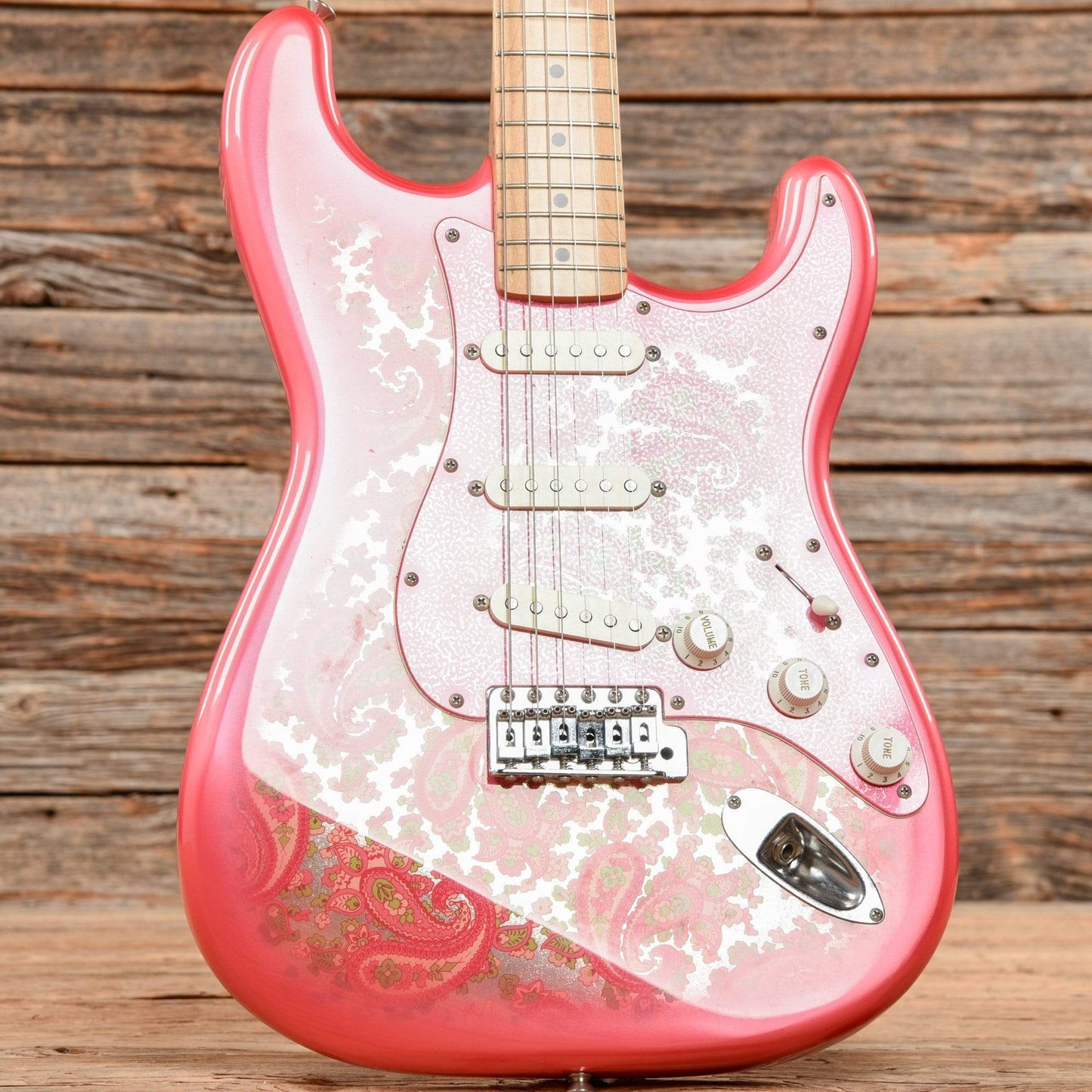 Fender Stratocaster Pink Paisley 1988 Electric Guitars / Solid Body