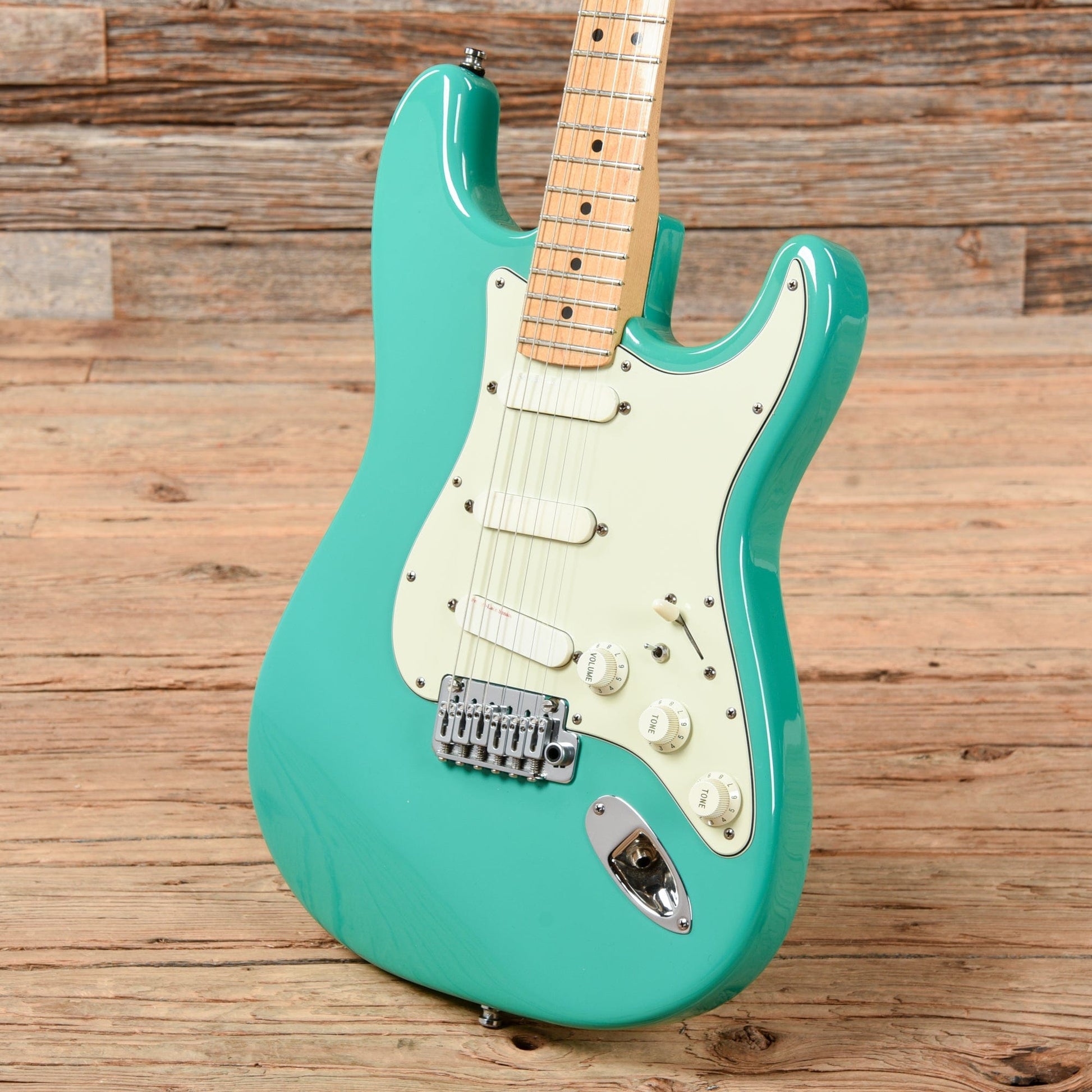 Fender Stratocaster Plus Deluxe Bahama Green 1989 Electric Guitars / Solid Body