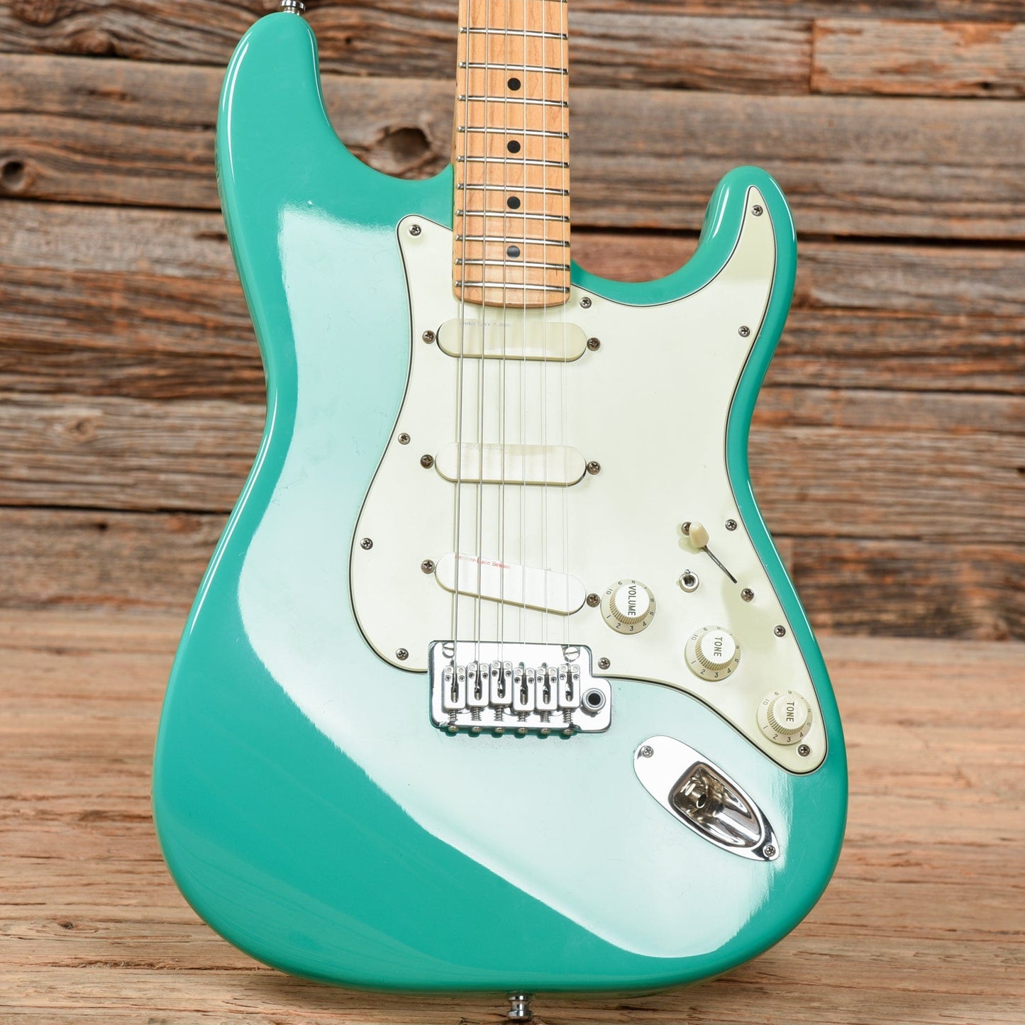 Fender Stratocaster Plus Deluxe Bahama Green 1989 Electric Guitars / Solid Body