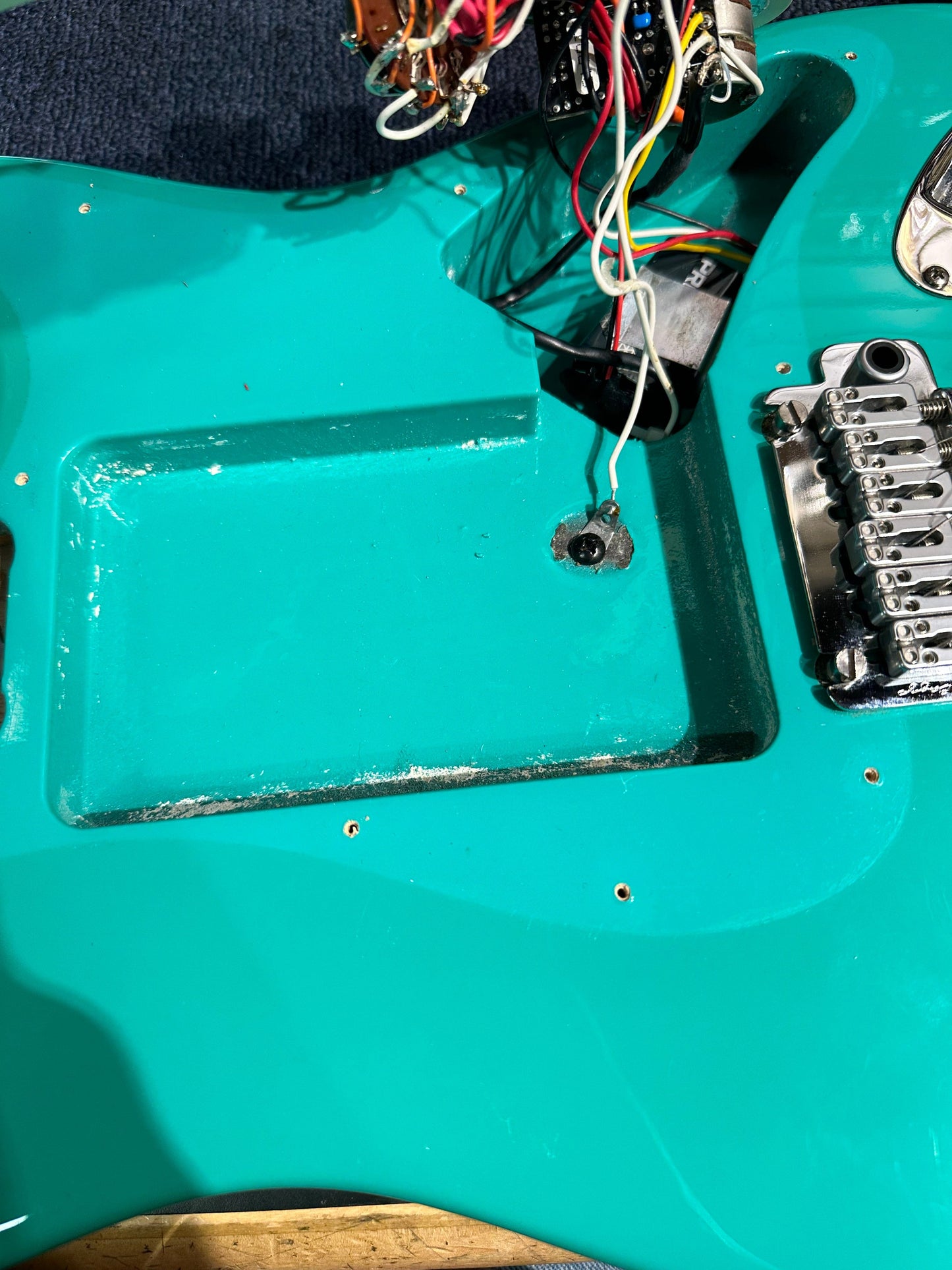 Fender Stratocaster Plus Deluxe Bahama Green 1989 Electric Guitars / Solid Body