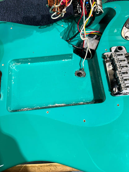 Fender Stratocaster Plus Deluxe Bahama Green 1989 Electric Guitars / Solid Body