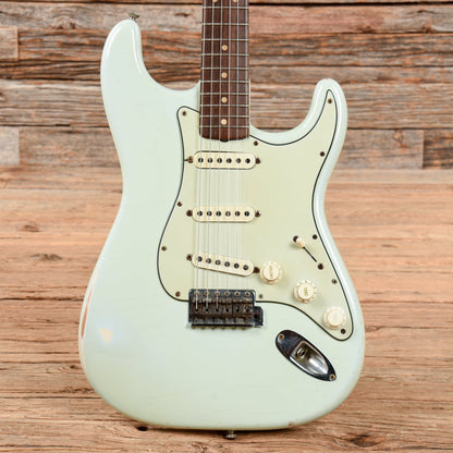 Fender Stratocaster Sonic Blue J. Black Refin 1963 Electric Guitars / Solid Body