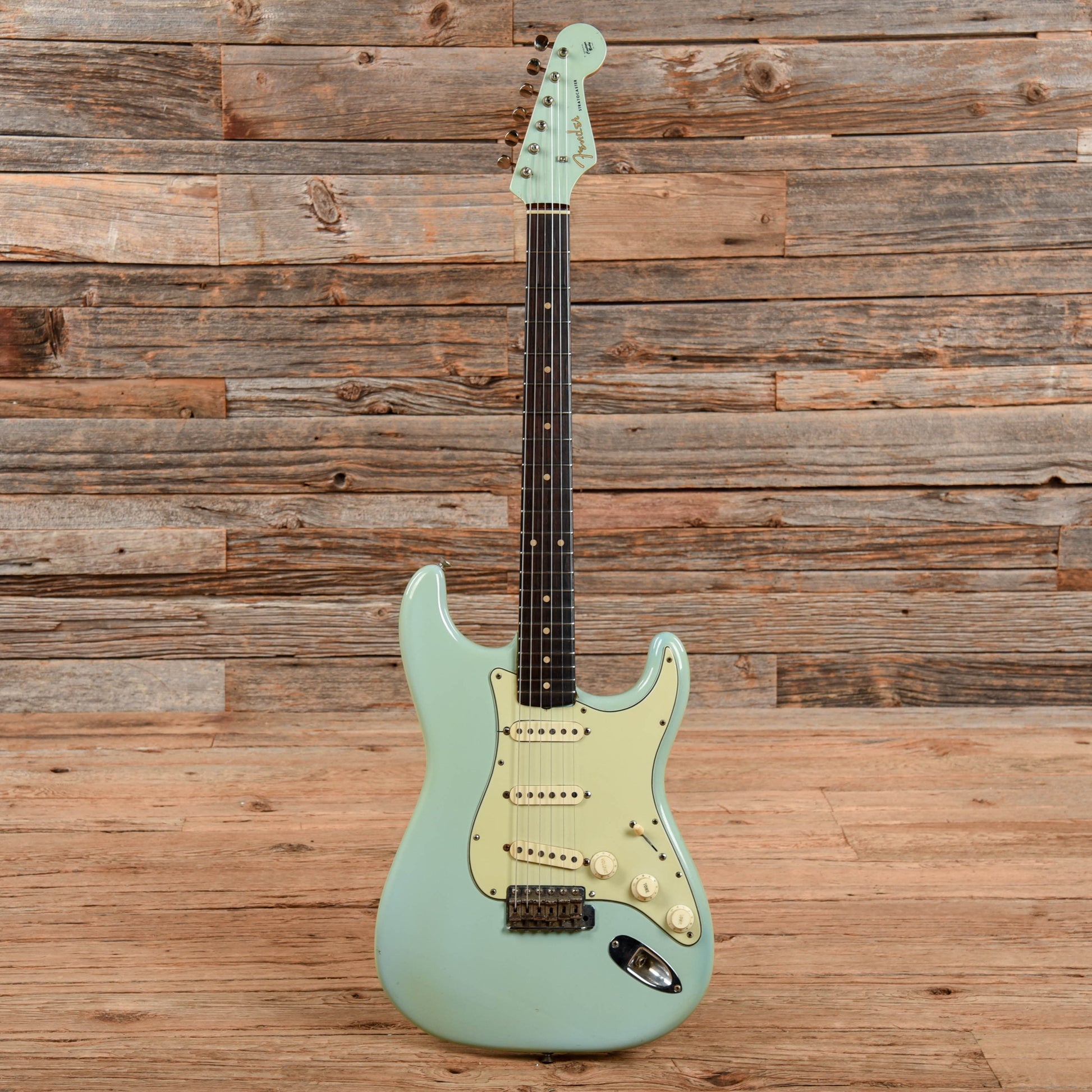 Fender Stratocaster Sonic Blue Refin 1960 Electric Guitars / Solid Body