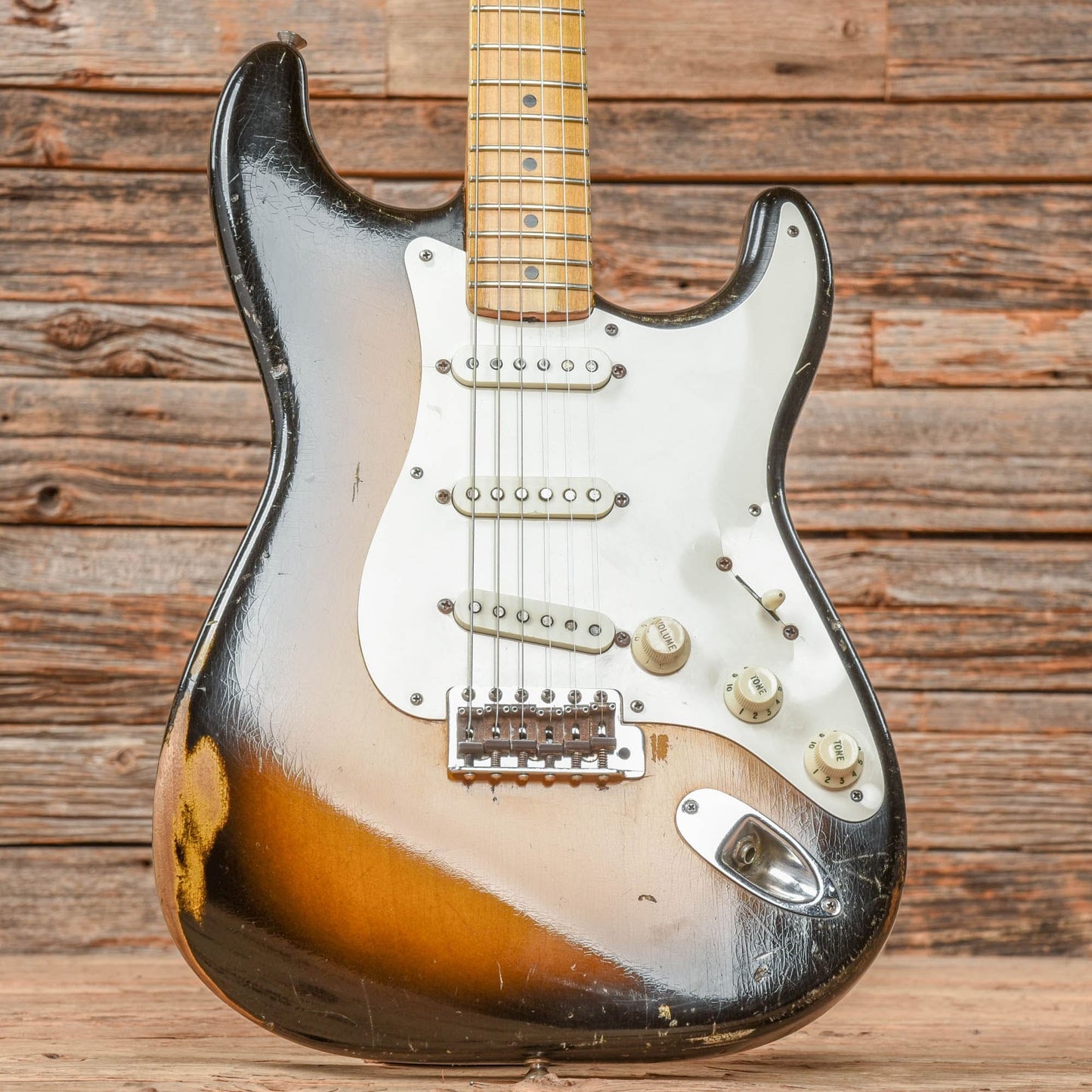 Fender Stratocaster Sunburst 1957 Electric Guitars / Solid Body