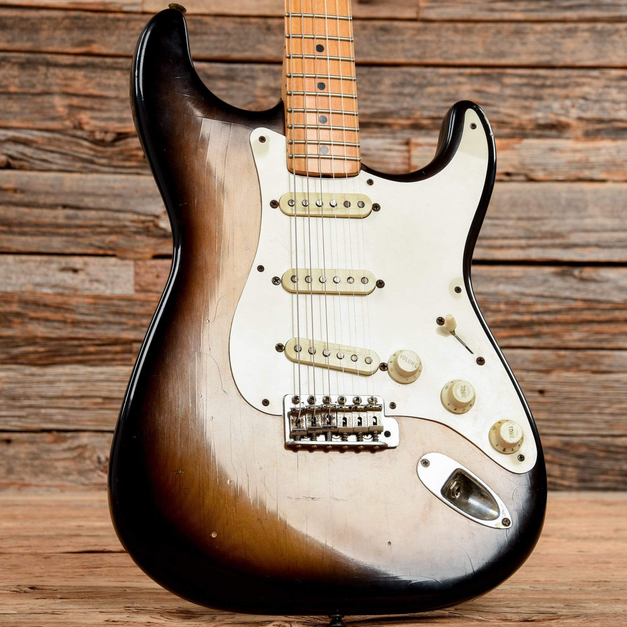 Fender Stratocaster Sunburst Refin 1959 Electric Guitars / Solid Body