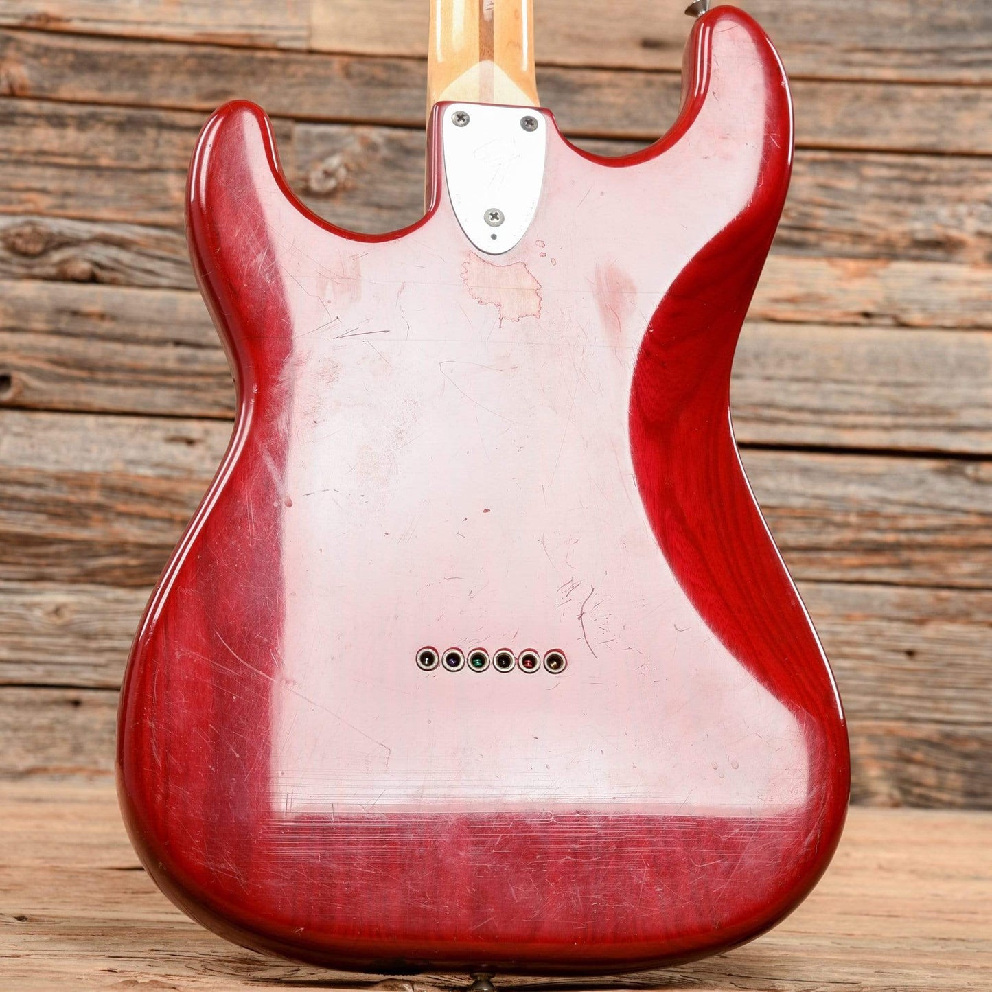 Fender Stratocaster Transparent Red 1981 Electric Guitars / Solid Body