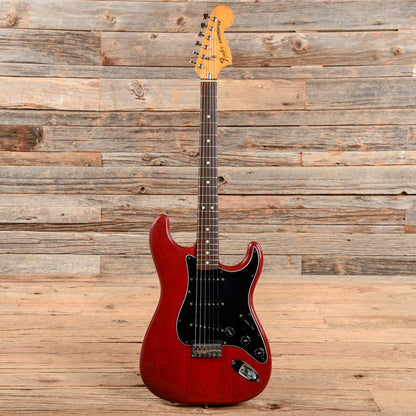 Fender Stratocaster Transparent Red 1981 Electric Guitars / Solid Body