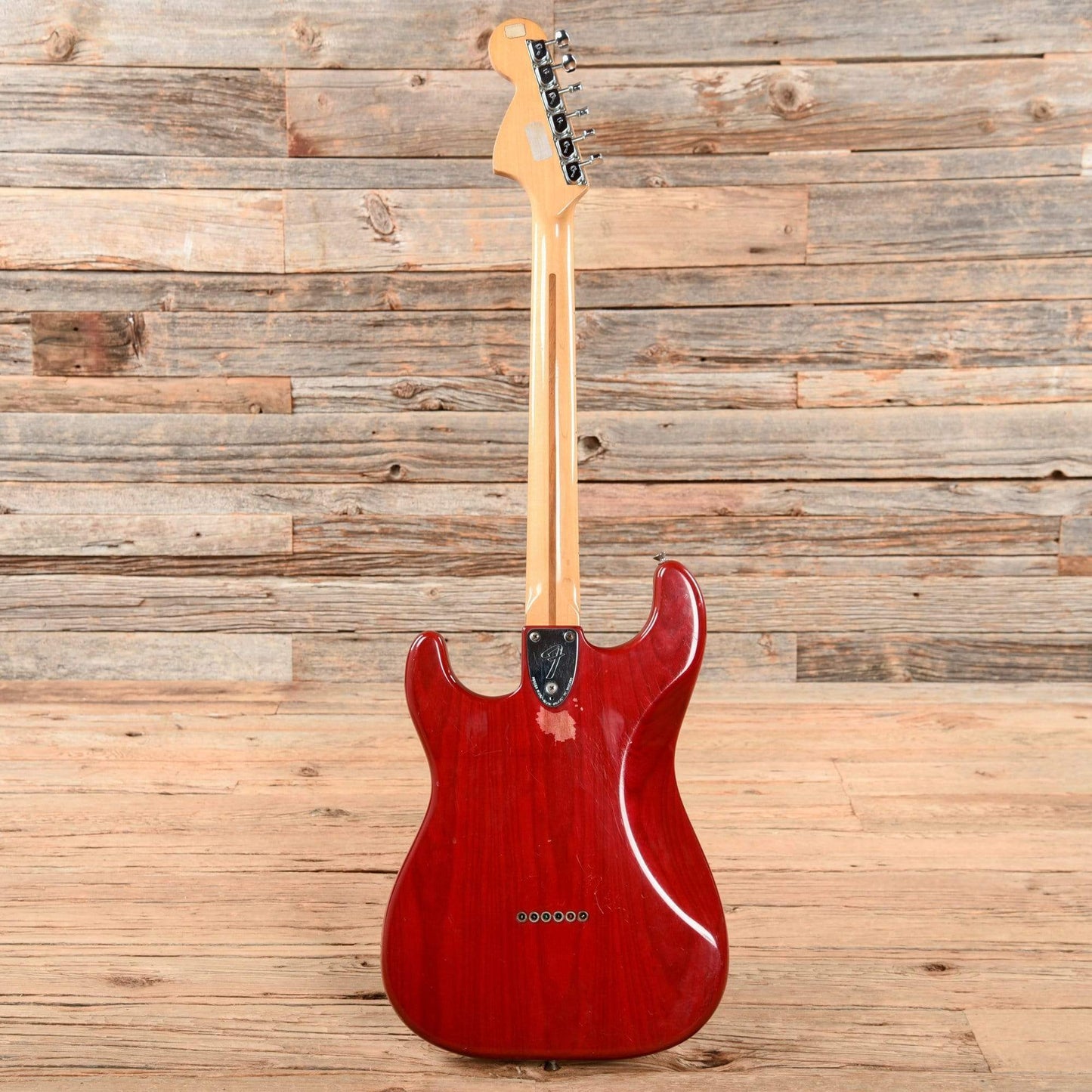 Fender Stratocaster Transparent Red 1981 Electric Guitars / Solid Body