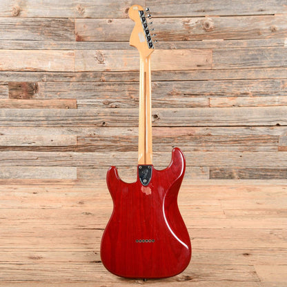Fender Stratocaster Transparent Red 1981 Electric Guitars / Solid Body
