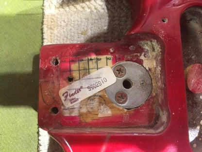 Fender Stratocaster Transparent Red 1981 Electric Guitars / Solid Body