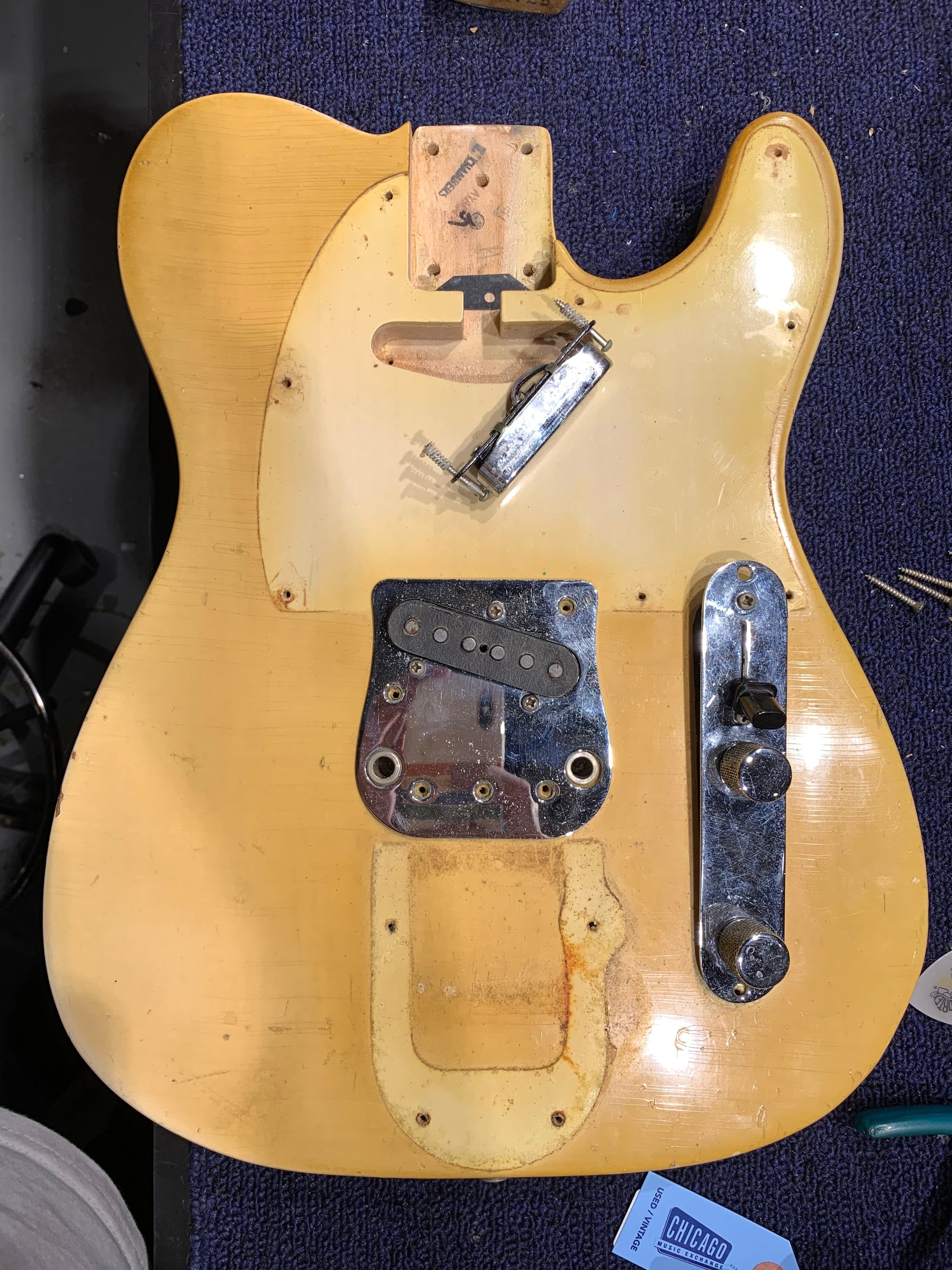 Fender Telecaster Blonde 1972 Electric Guitars / Solid Body