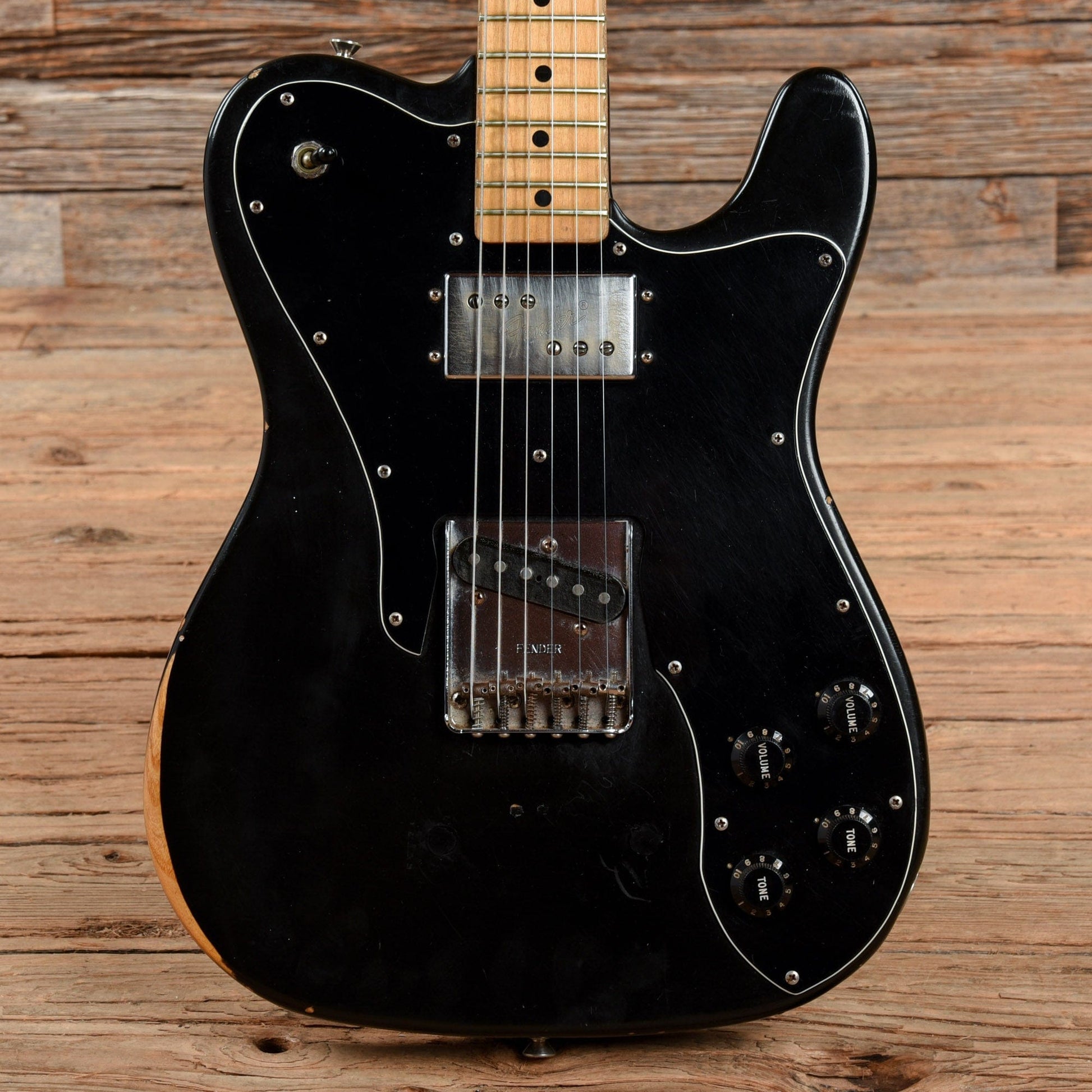 Fender Telecaster Custom Black 1978 Electric Guitars / Solid Body