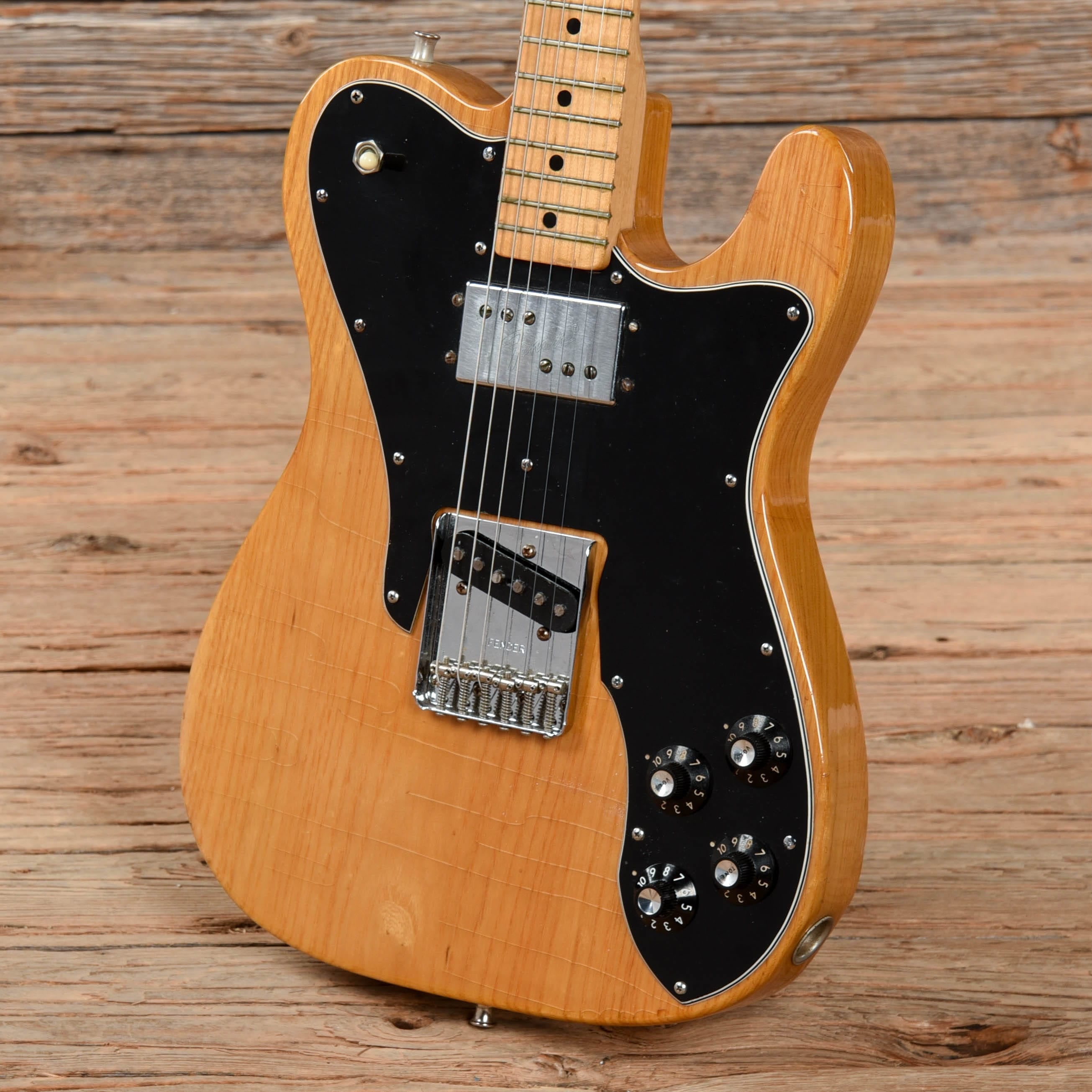 Fender Telecaster Custom Natural 1977 Electric Guitars / Solid Body