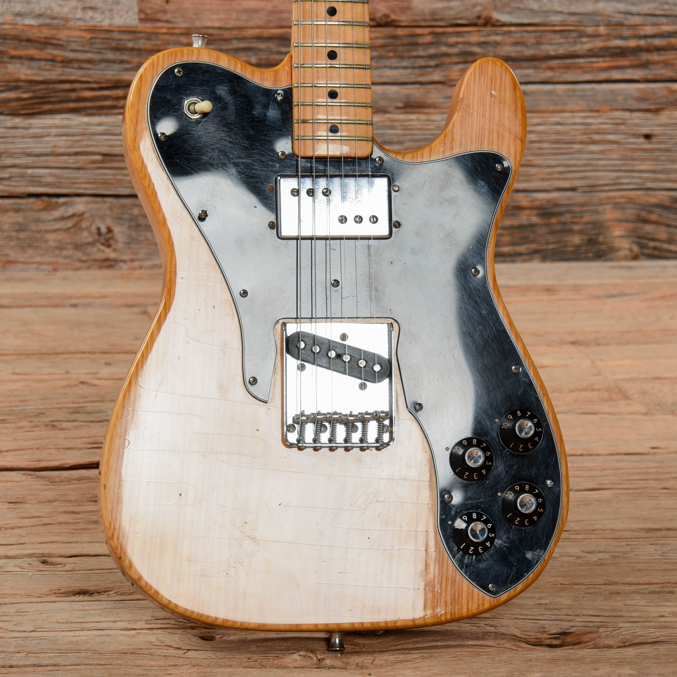 Fender Telecaster Custom Natural 1977 Electric Guitars / Solid Body