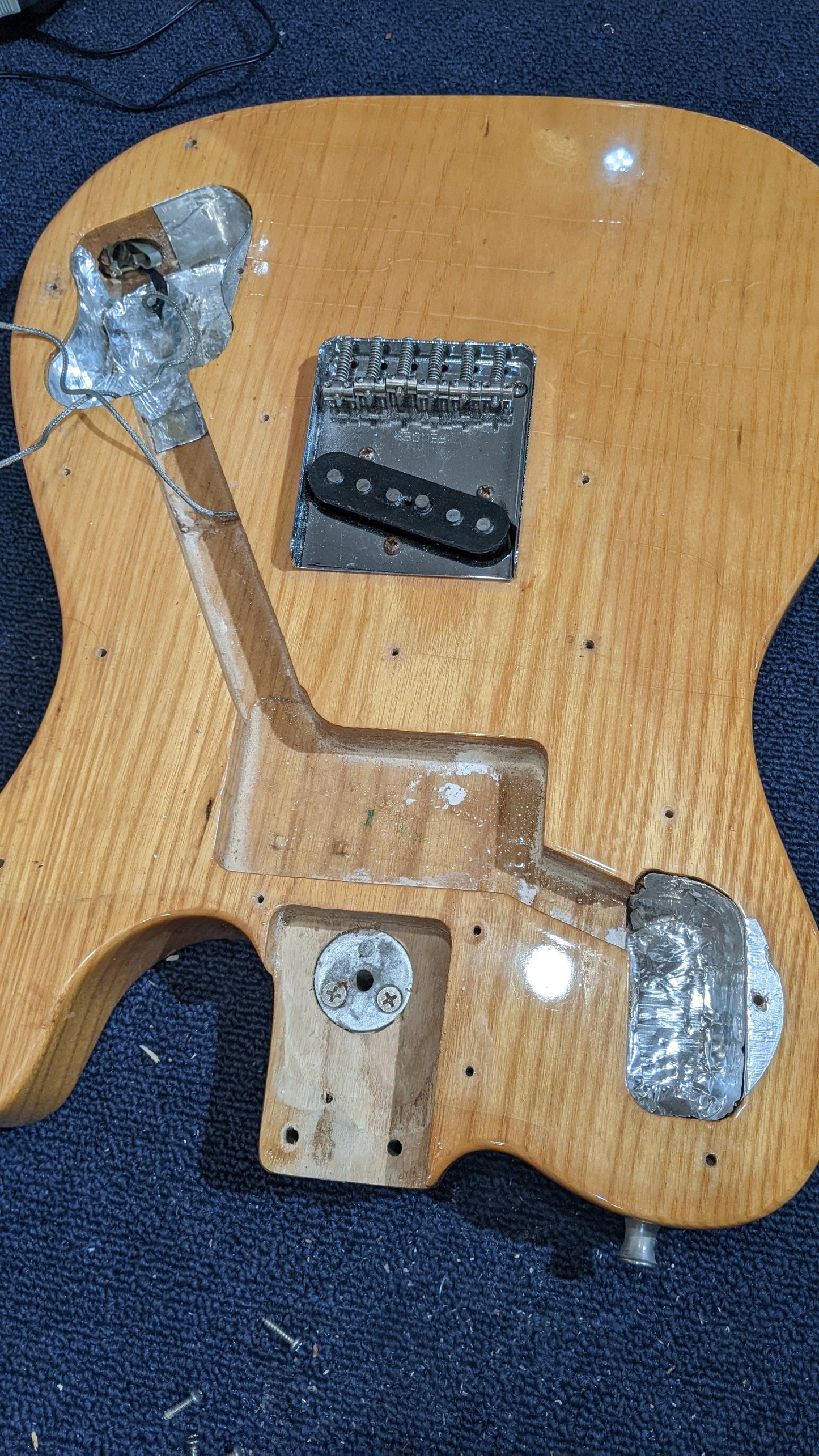 Fender Telecaster Custom Natural 1977 Electric Guitars / Solid Body