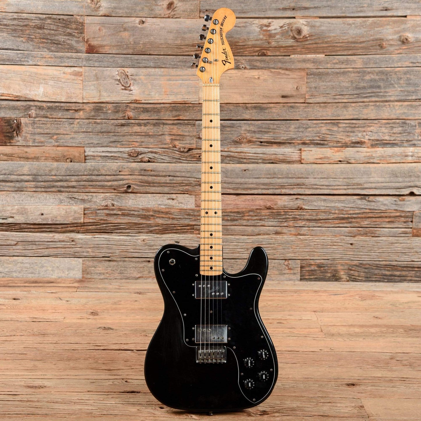 Fender Telecaster Deluxe Black 1979 Electric Guitars / Solid Body