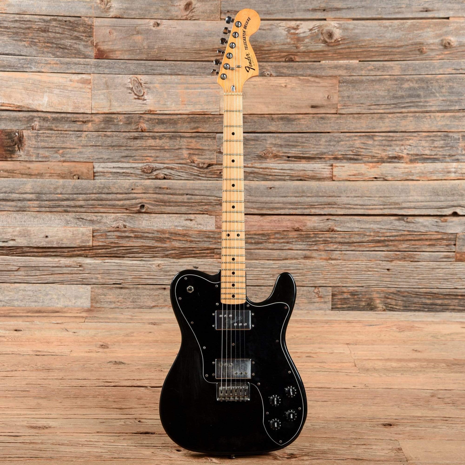 Fender Telecaster Deluxe Black 1979 Electric Guitars / Solid Body