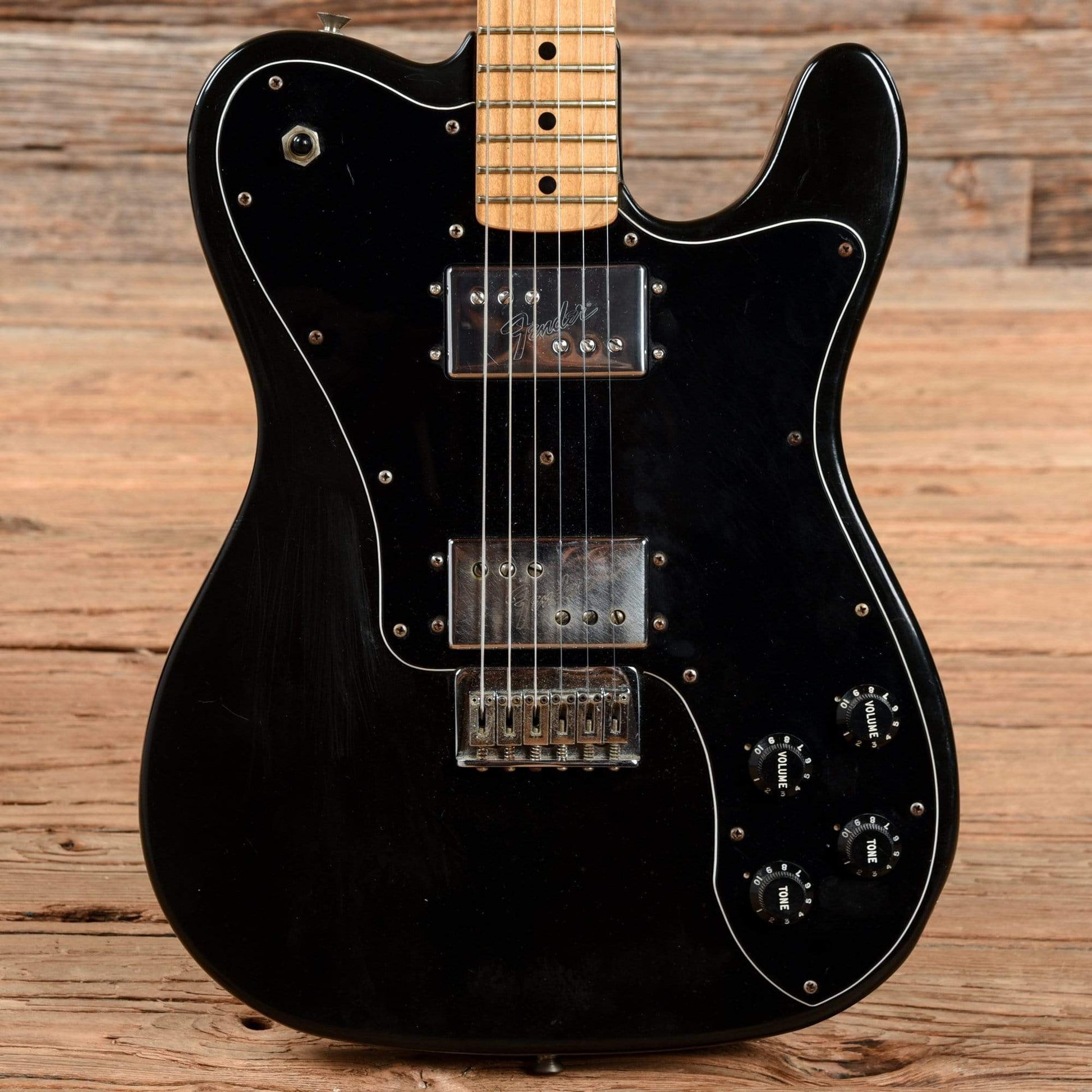 Fender Telecaster Deluxe Black 1979 Electric Guitars / Solid Body