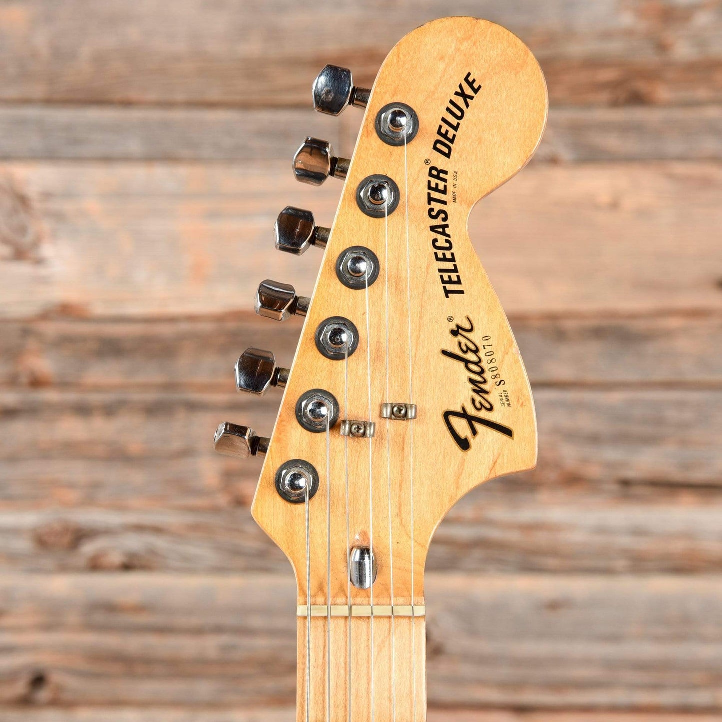 Fender Telecaster Deluxe Black 1979 Electric Guitars / Solid Body