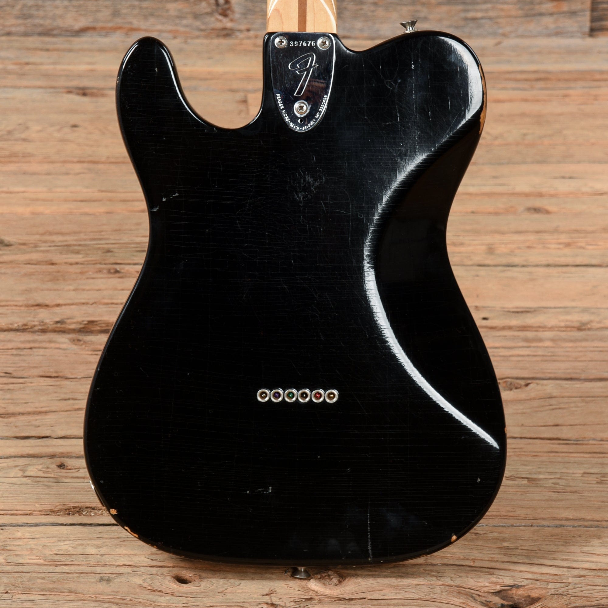 Fender Telecaster Deluxe Black Refin 1973 Electric Guitars / Solid Body