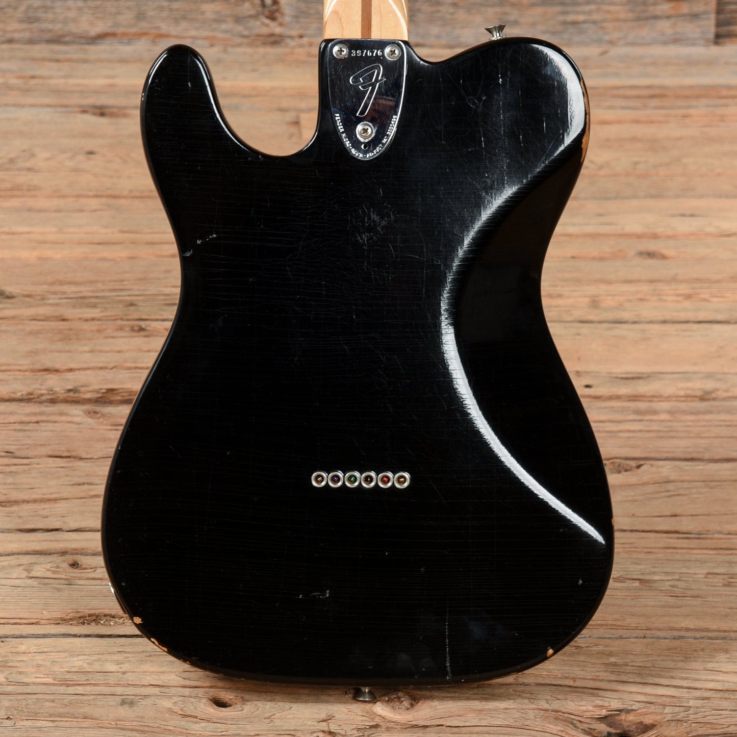 Fender Telecaster Deluxe Black Refin 1973 Electric Guitars / Solid Body