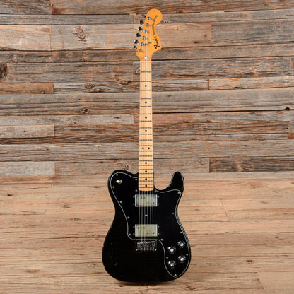 Fender Telecaster Deluxe Black Refin 1973 Electric Guitars / Solid Body
