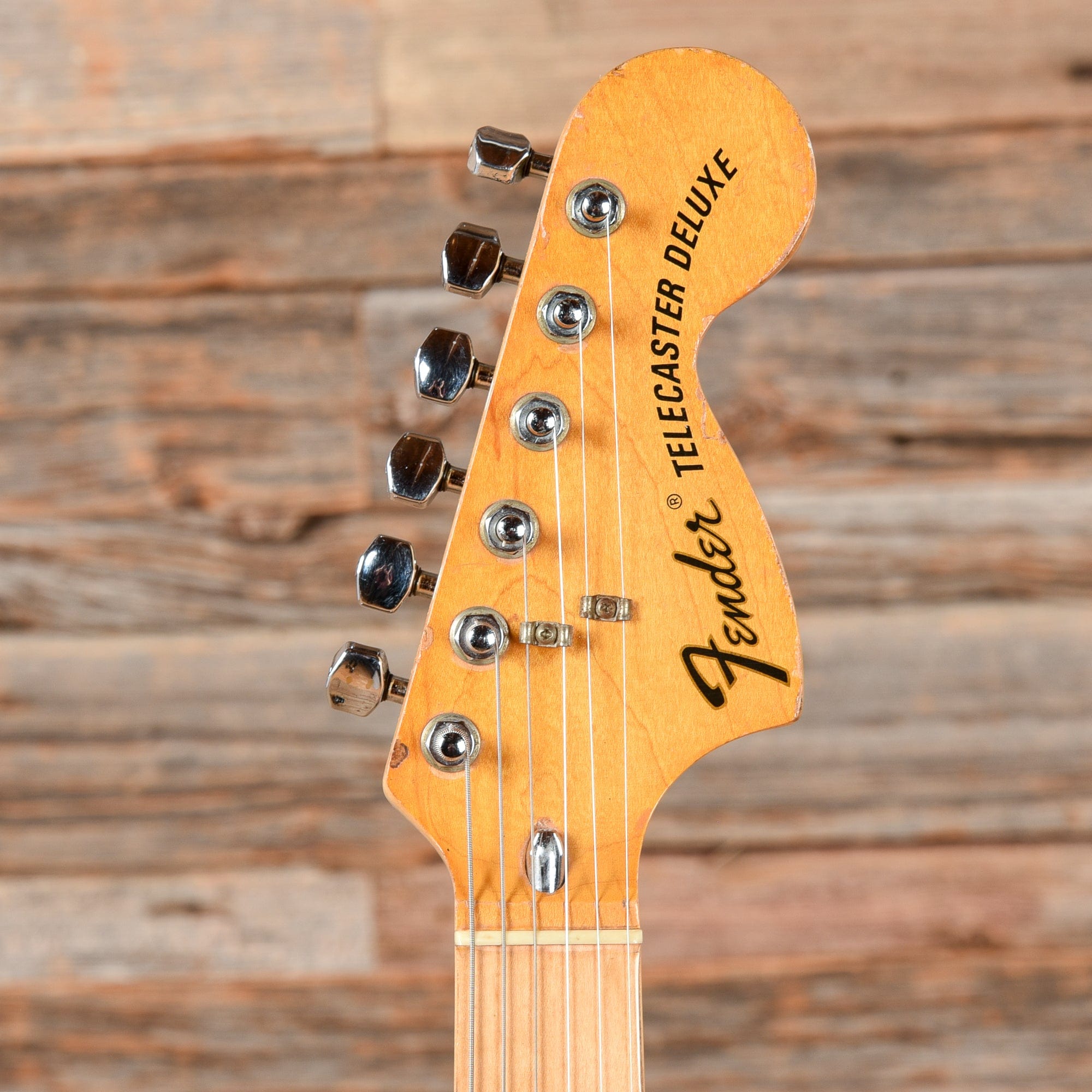 Fender Telecaster Deluxe Black Refin 1973 Electric Guitars / Solid Body