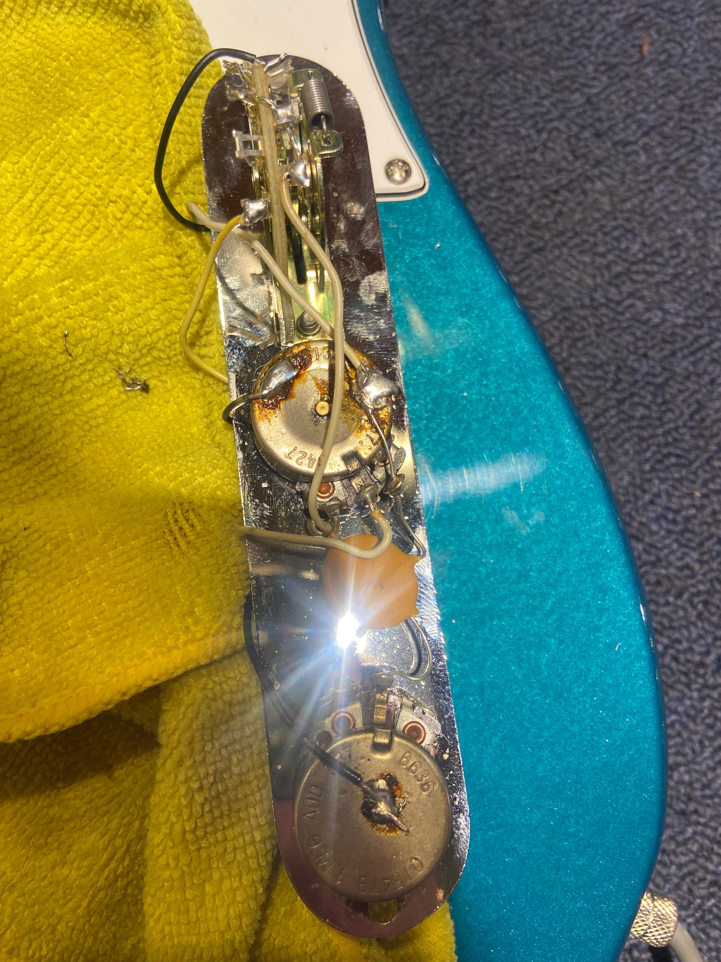 Fender Telecaster Ocean Metallic Blue Refin 1972 Electric Guitars / Solid Body