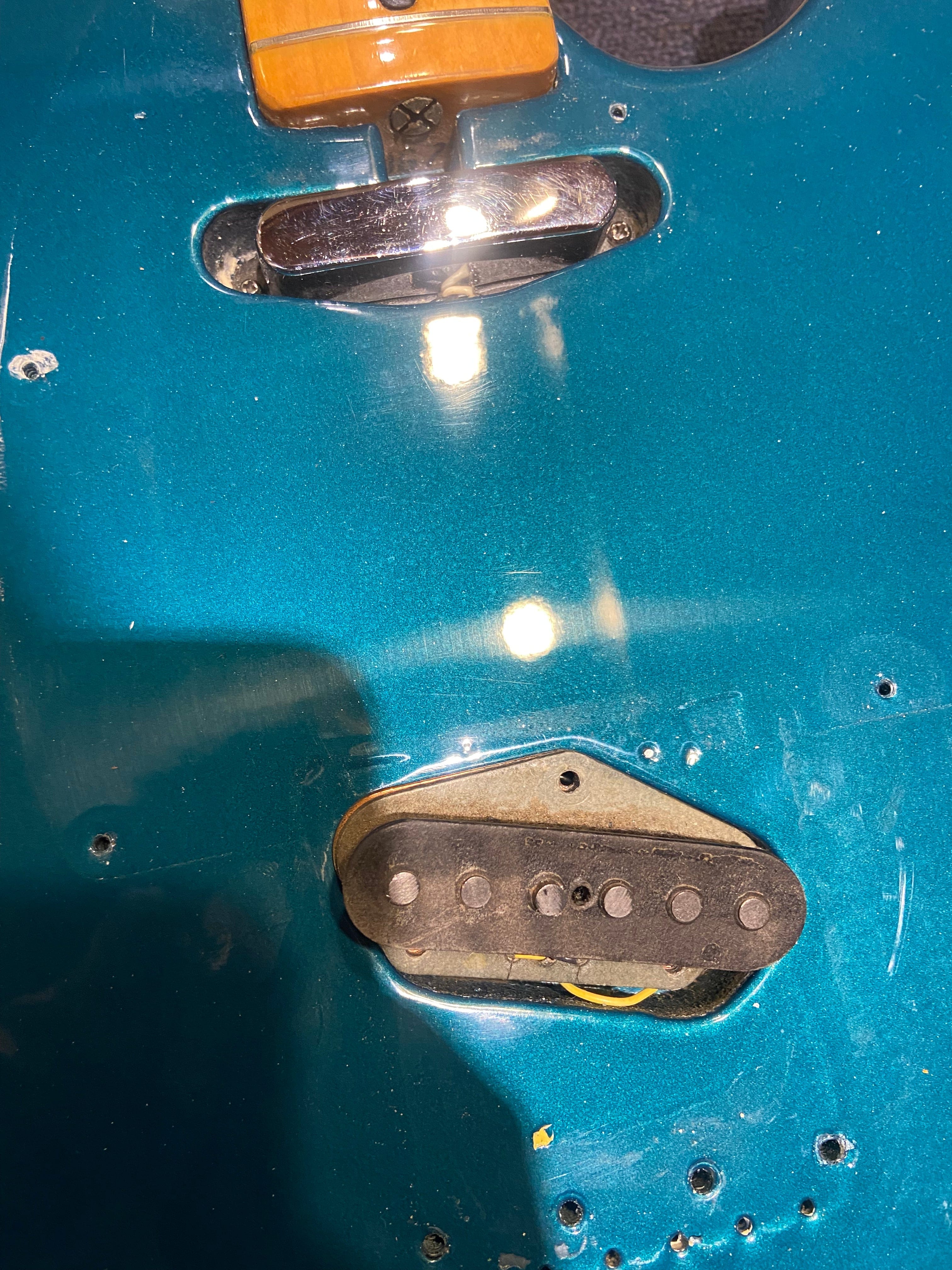 Fender Telecaster Ocean Metallic Blue Refin 1972 Electric Guitars / Solid Body