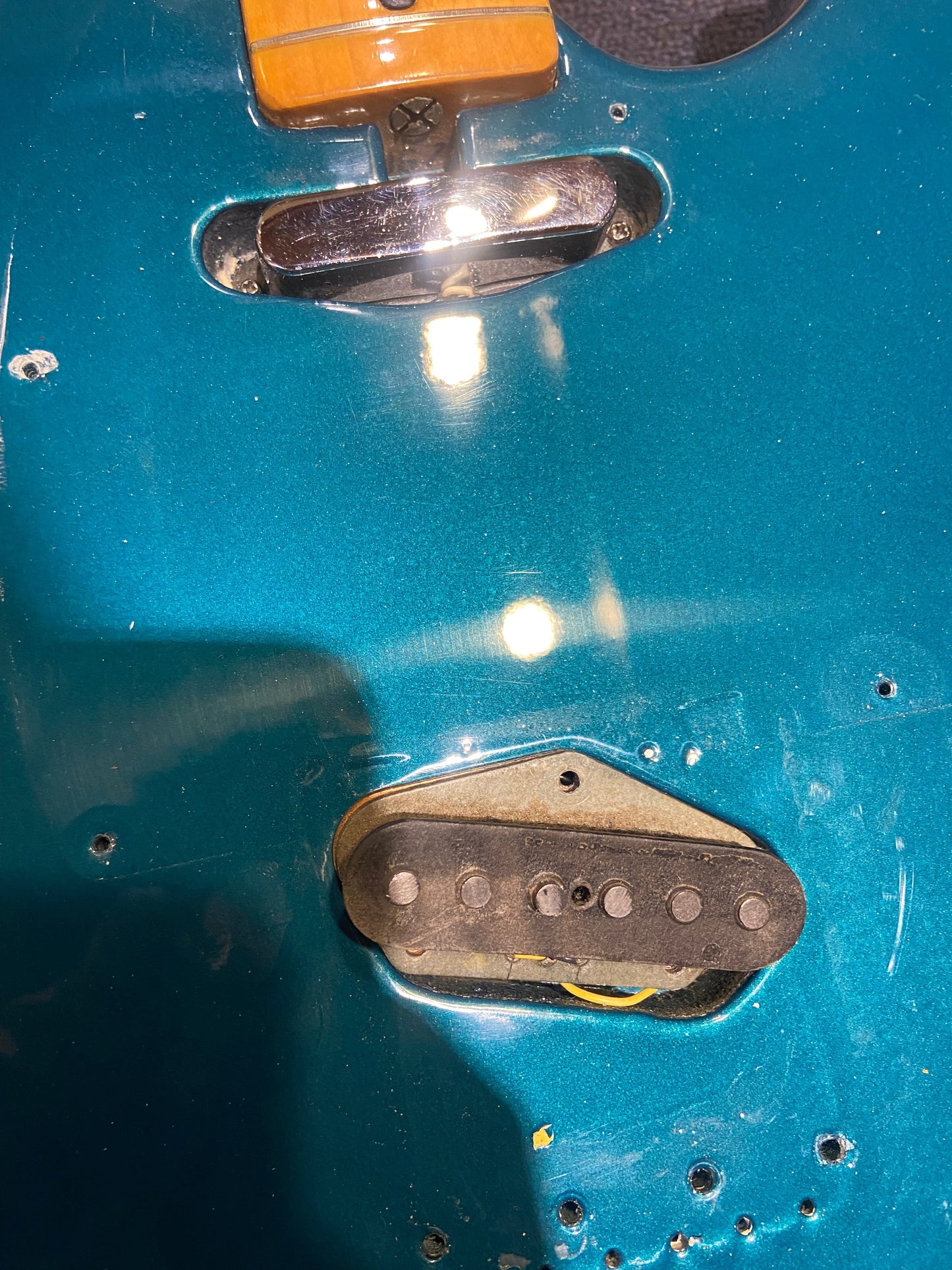 Fender Telecaster Ocean Metallic Blue Refin 1972 Electric Guitars / Solid Body