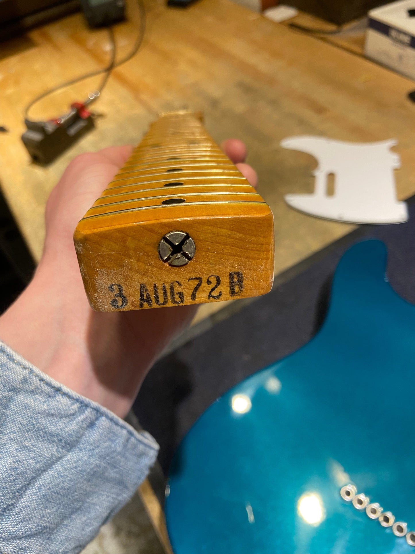 Fender Telecaster Ocean Metallic Blue Refin 1972 Electric Guitars / Solid Body