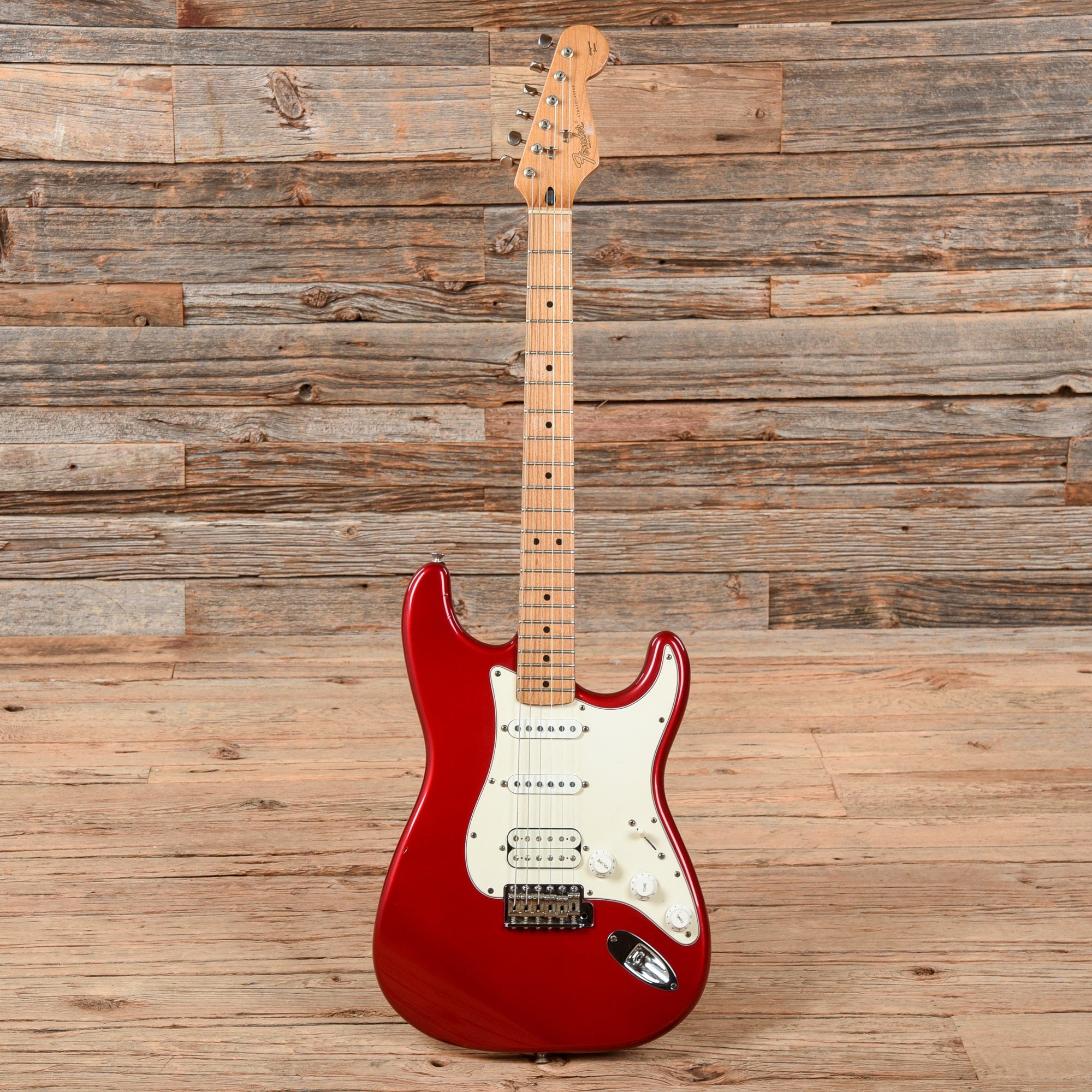 Fender USA California Series Stratocaster HSS Candy Apple Red 1997 Electric Guitars / Solid Body