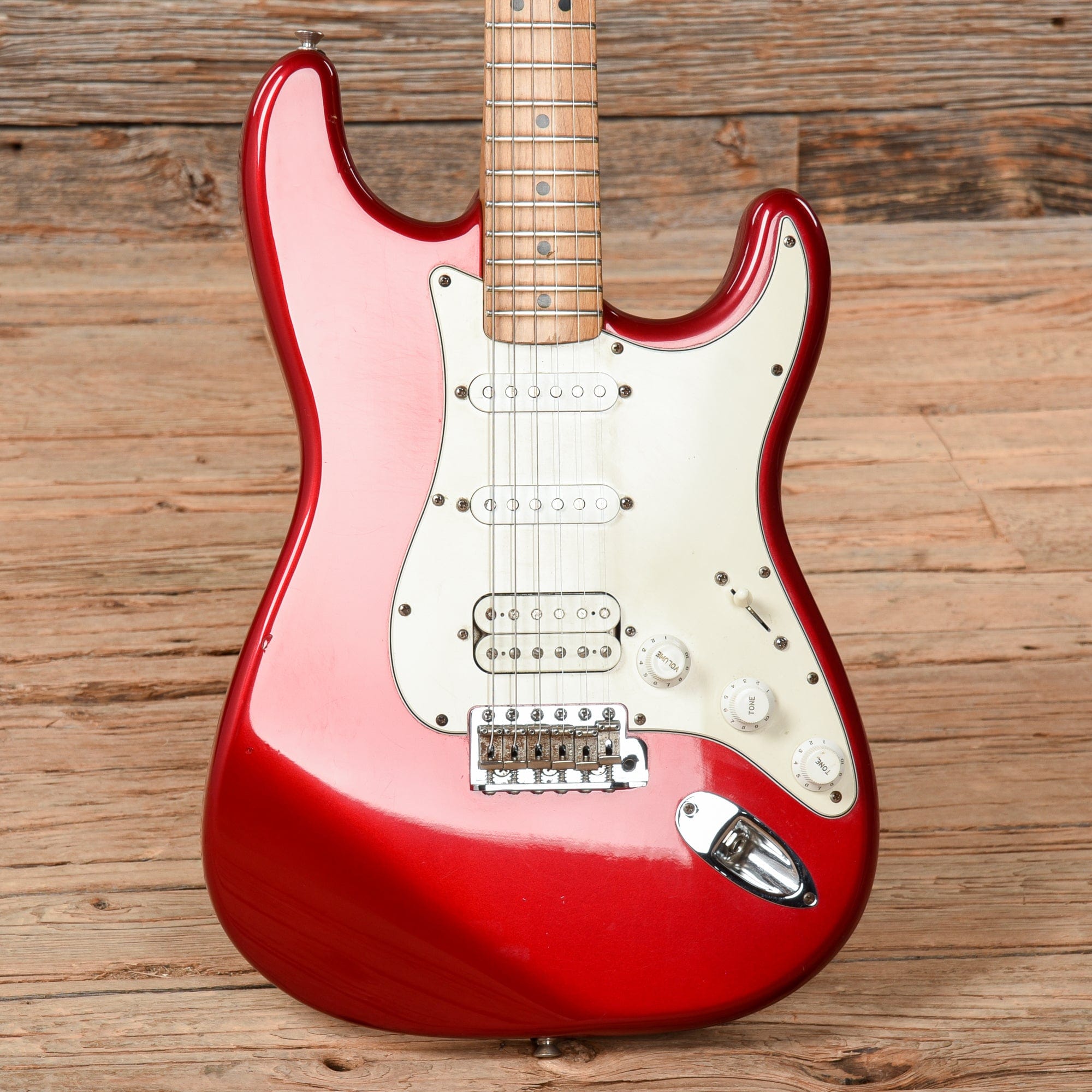 Fender USA California Series Stratocaster HSS Candy Apple Red 1997 Electric Guitars / Solid Body