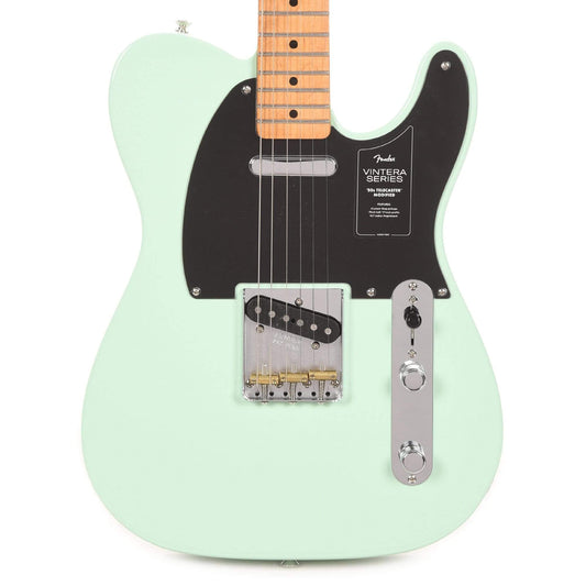 Fender Vintera '50s Telecaster Modified Surf Green Electric Guitars / Solid Body