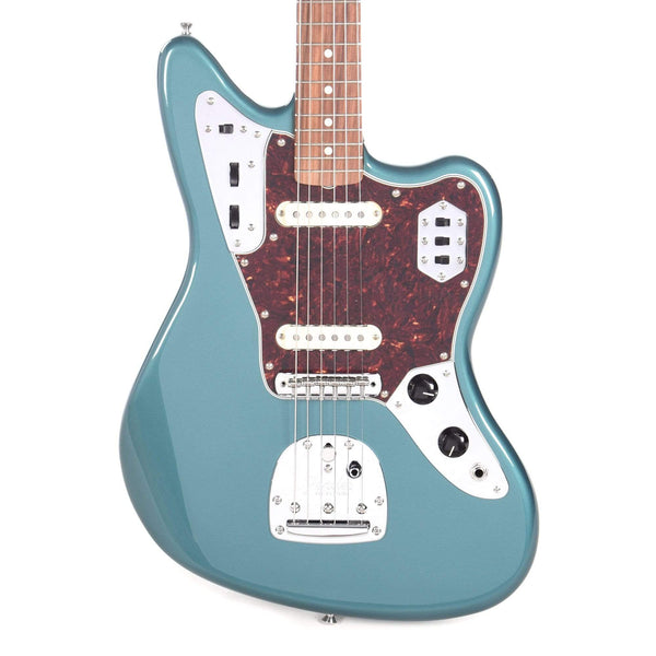 ギター Fender jaguar Ocean turquoise vintera fender-electric-guitars-solid-