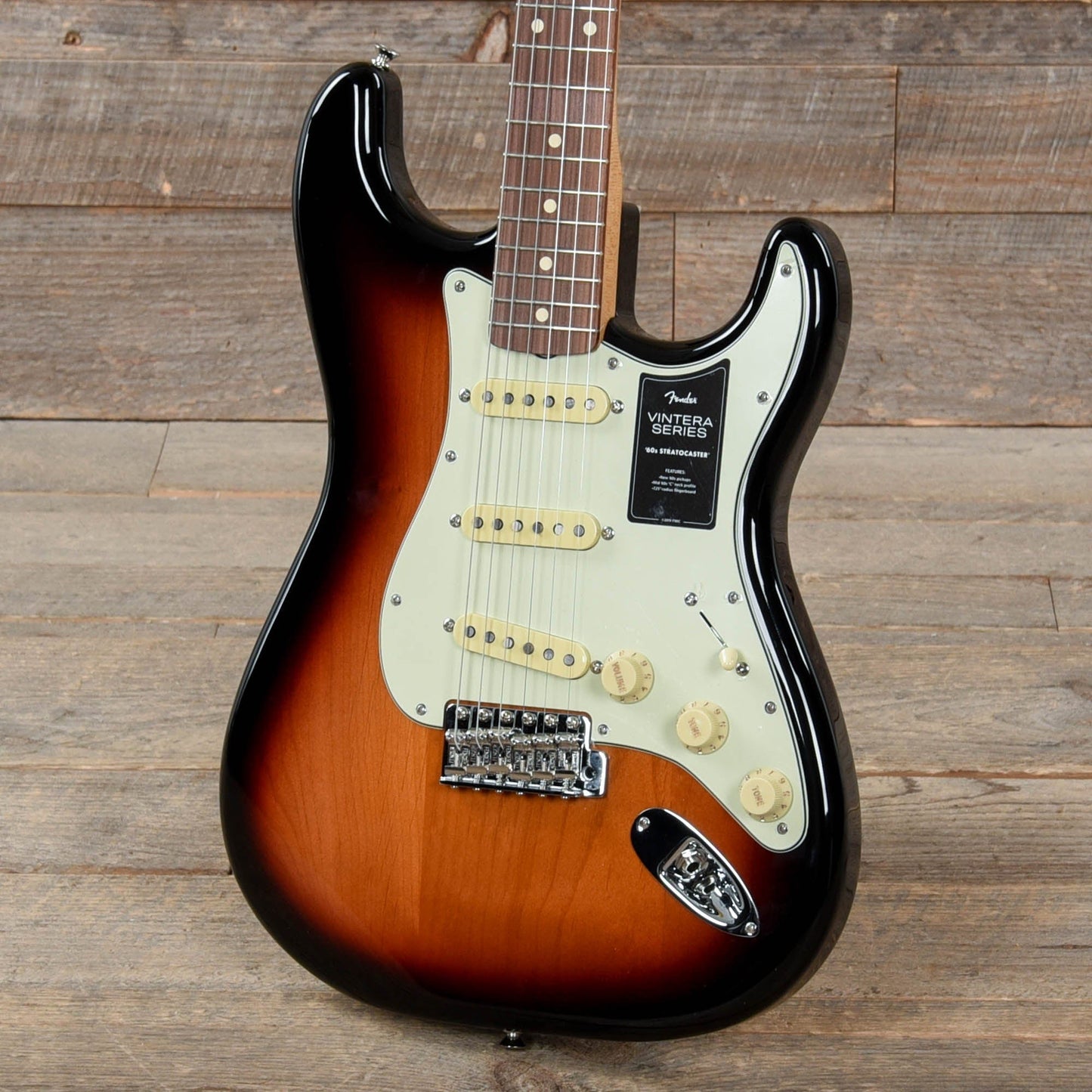 Fender Vintera '60s Stratocaster 3-Tone Sunburst Electric Guitars / Solid Body