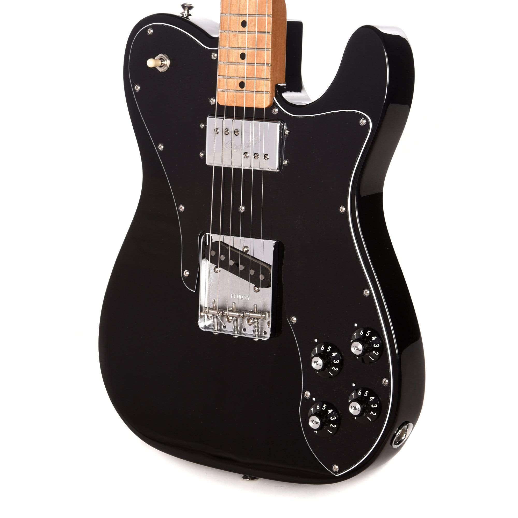 Fender Vintera '70s Telecaster Custom Black Electric Guitars / Solid Body