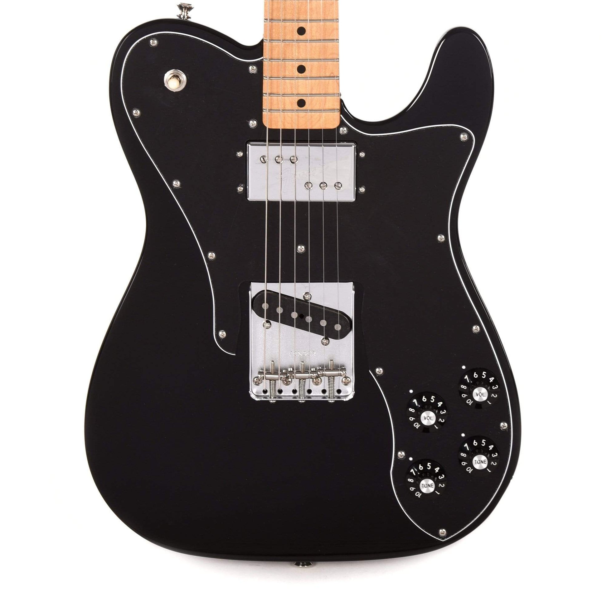 Fender Vintera '70s Telecaster Custom Black Electric Guitars / Solid Body