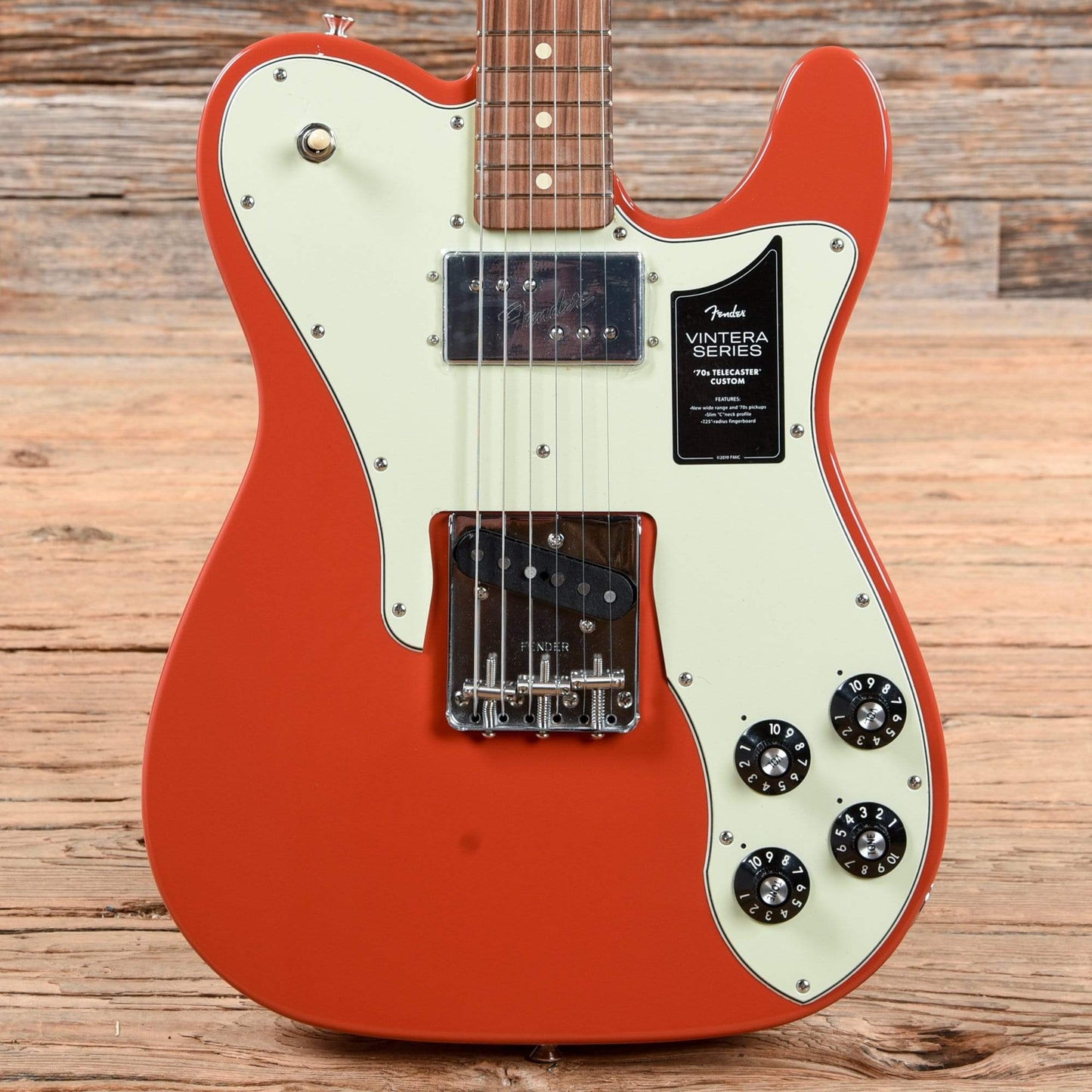 Fender Vintera '70s Telecaster Custom Fiesta Red Electric Guitars / Solid Body