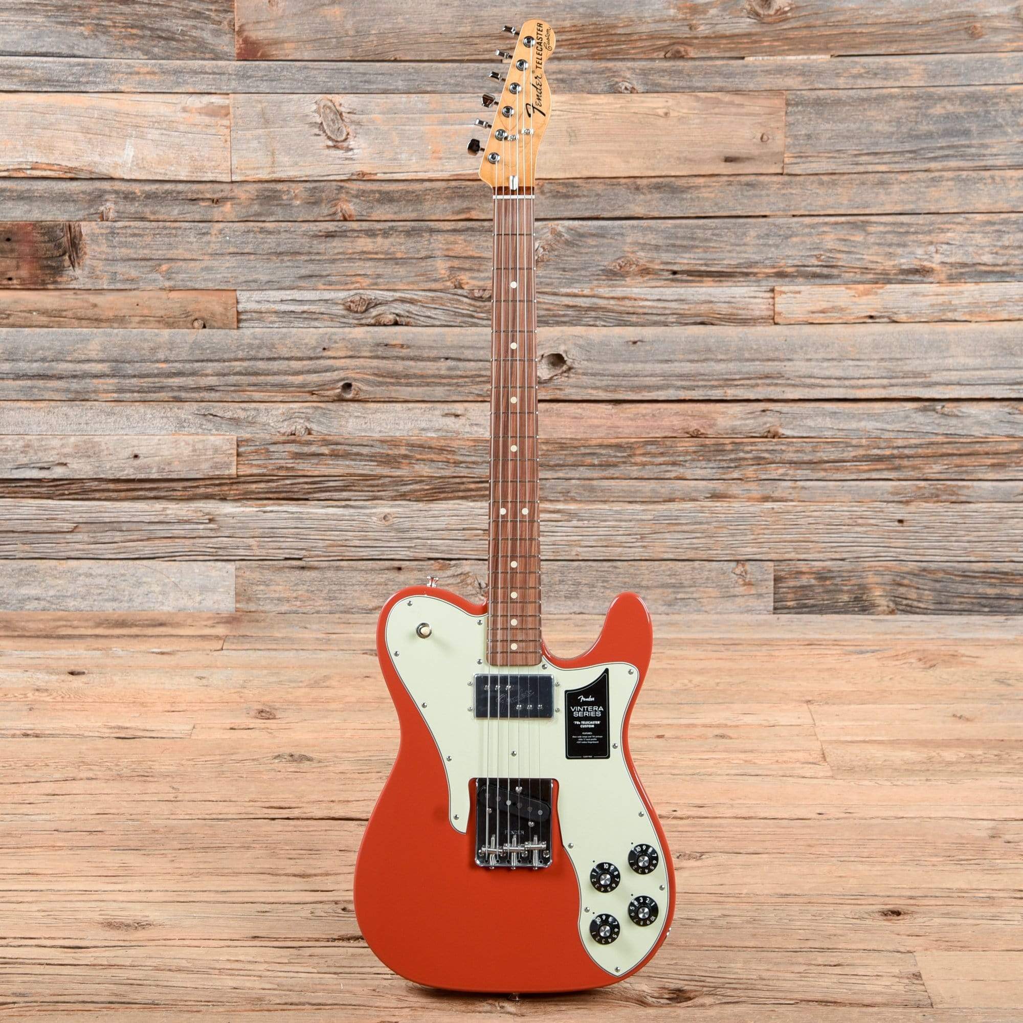 Red Tele Custom Fender Vintera '70s Telecaster Custom Fiesta Red – Chicago Music Exchange