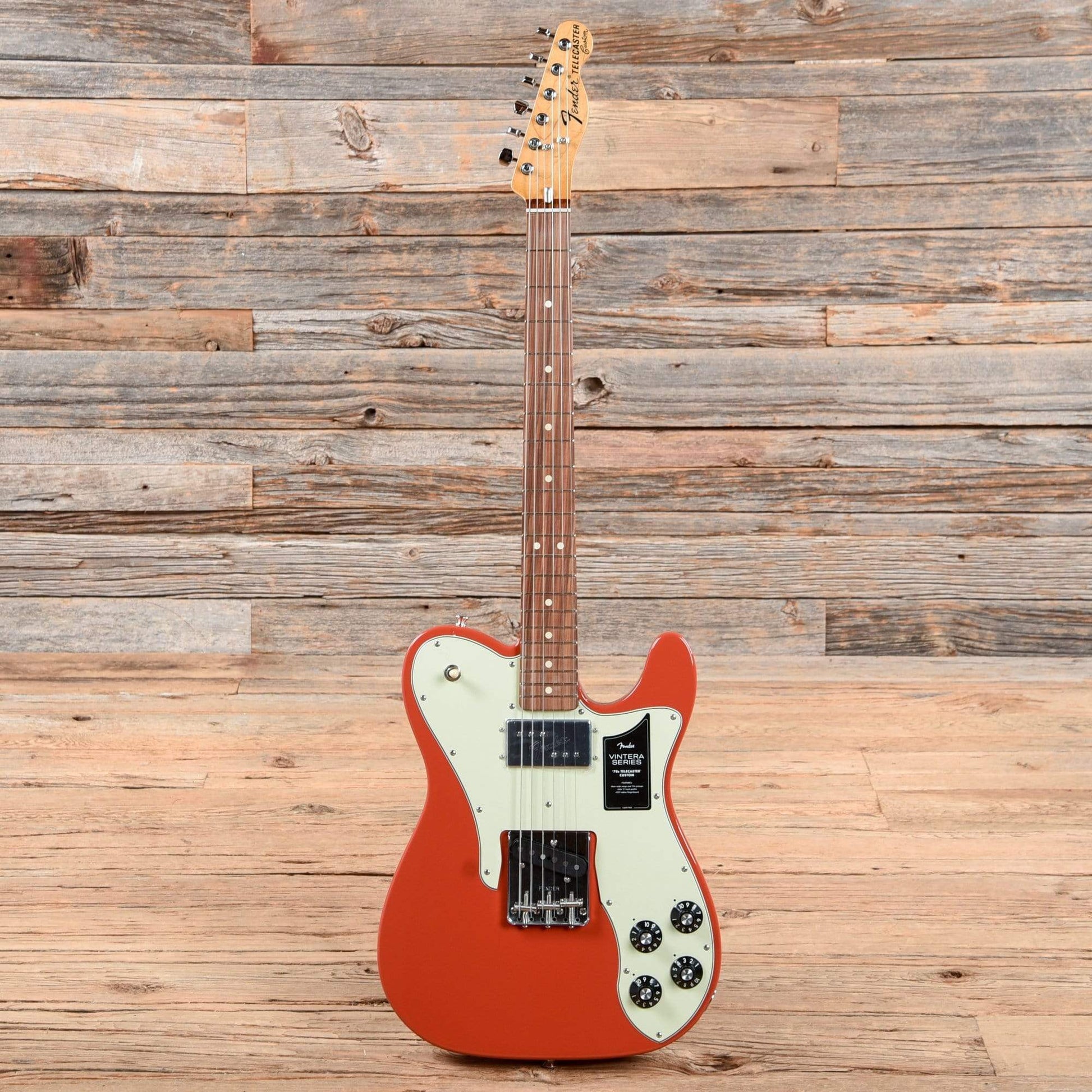 Fender Vintera '70s Telecaster Custom Fiesta Red Electric Guitars / Solid Body