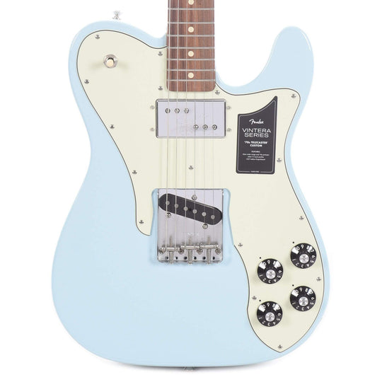 Fender Vintera '70s Telecaster Custom Sonic Blue Electric Guitars / Solid Body