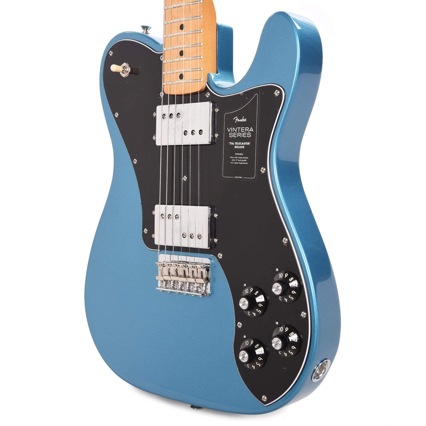 Fender Vintera '70s Telecaster Deluxe Lake Placid Blue w/3-Ply Black Pickguard Electric Guitars / Solid Body