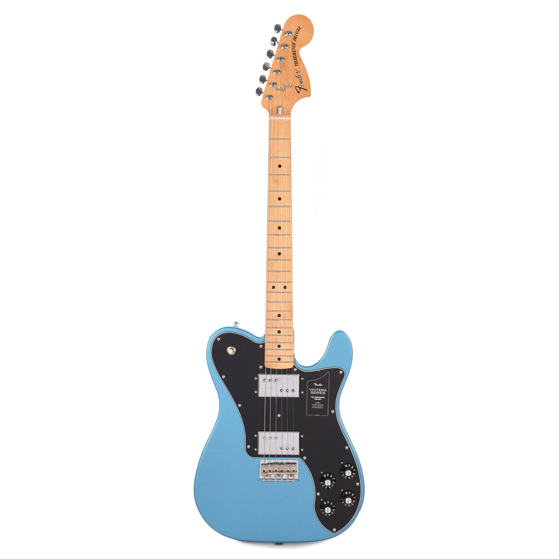 Fender Vintera '70s Telecaster Deluxe Lake Placid Blue w/3-Ply Black Pickguard Electric Guitars / Solid Body