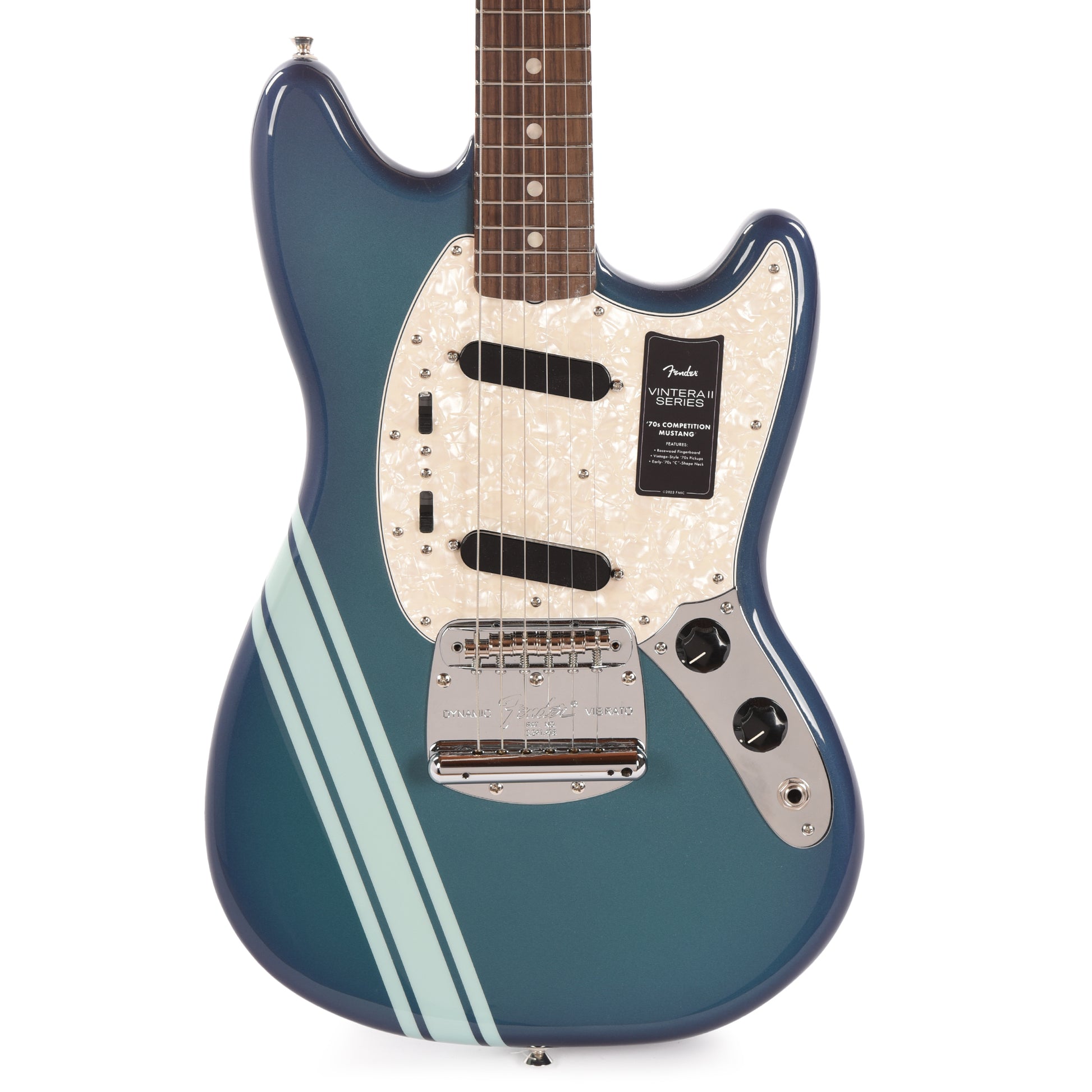 Fender Vintera II 70s Mustang Competition Burgundy Electric Guitars / Solid Body