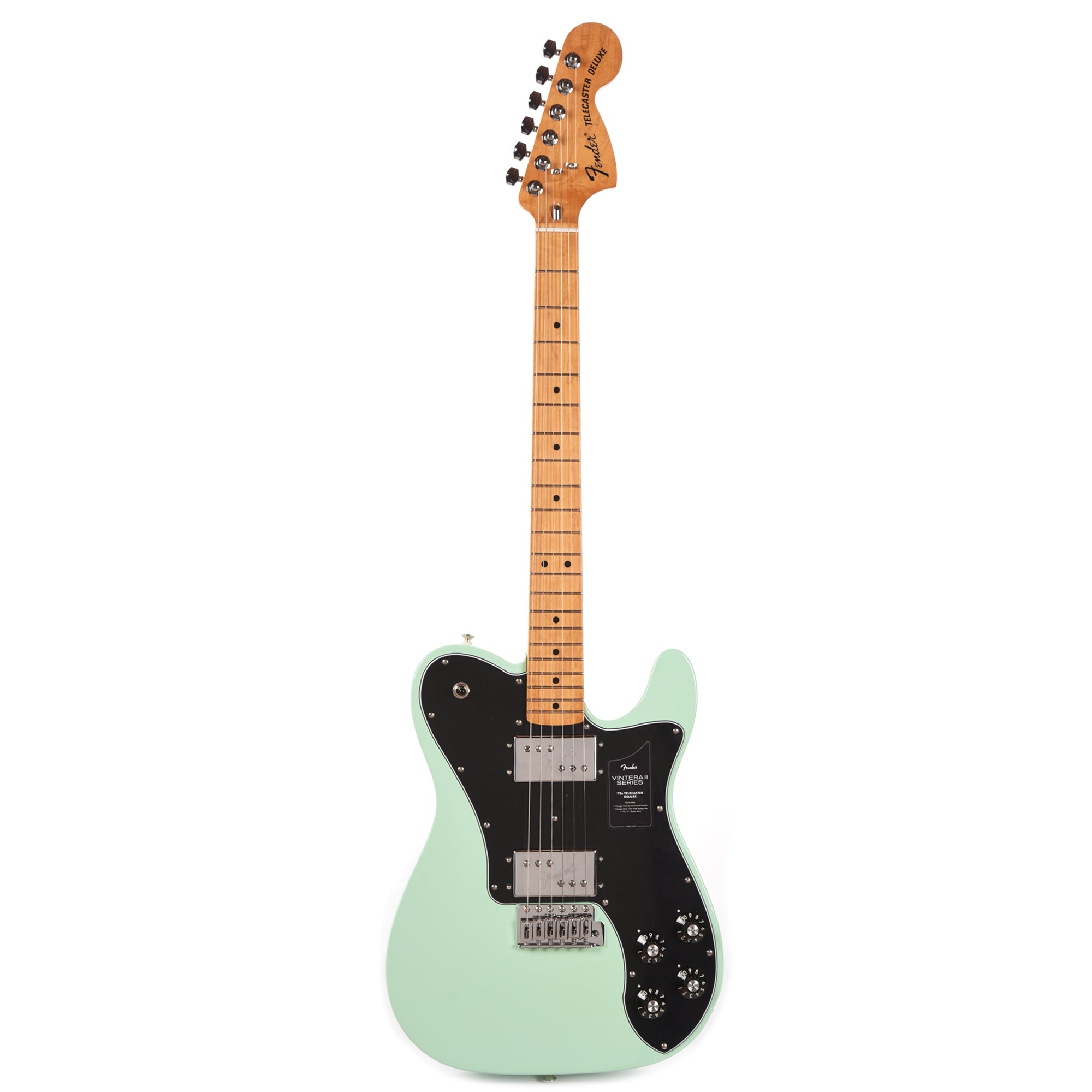 Fender Vintera II 70s Telecaster Deluxe with Tremolo Surf Green Electric Guitars / Solid Body