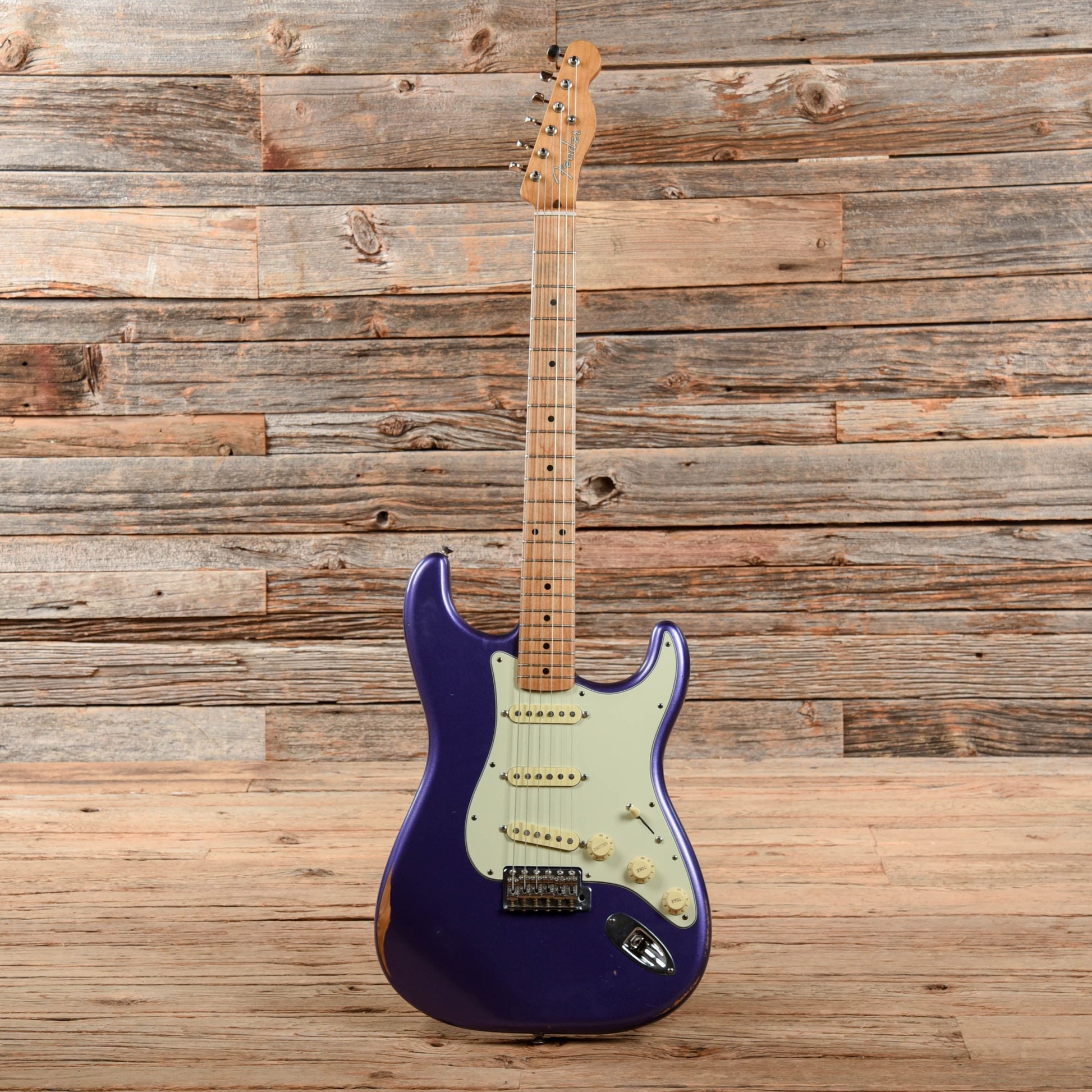 Fender Vintera Road Worn Mischief Maker Stratocaster Metallic Purple 2020 Electric Guitars / Solid Body