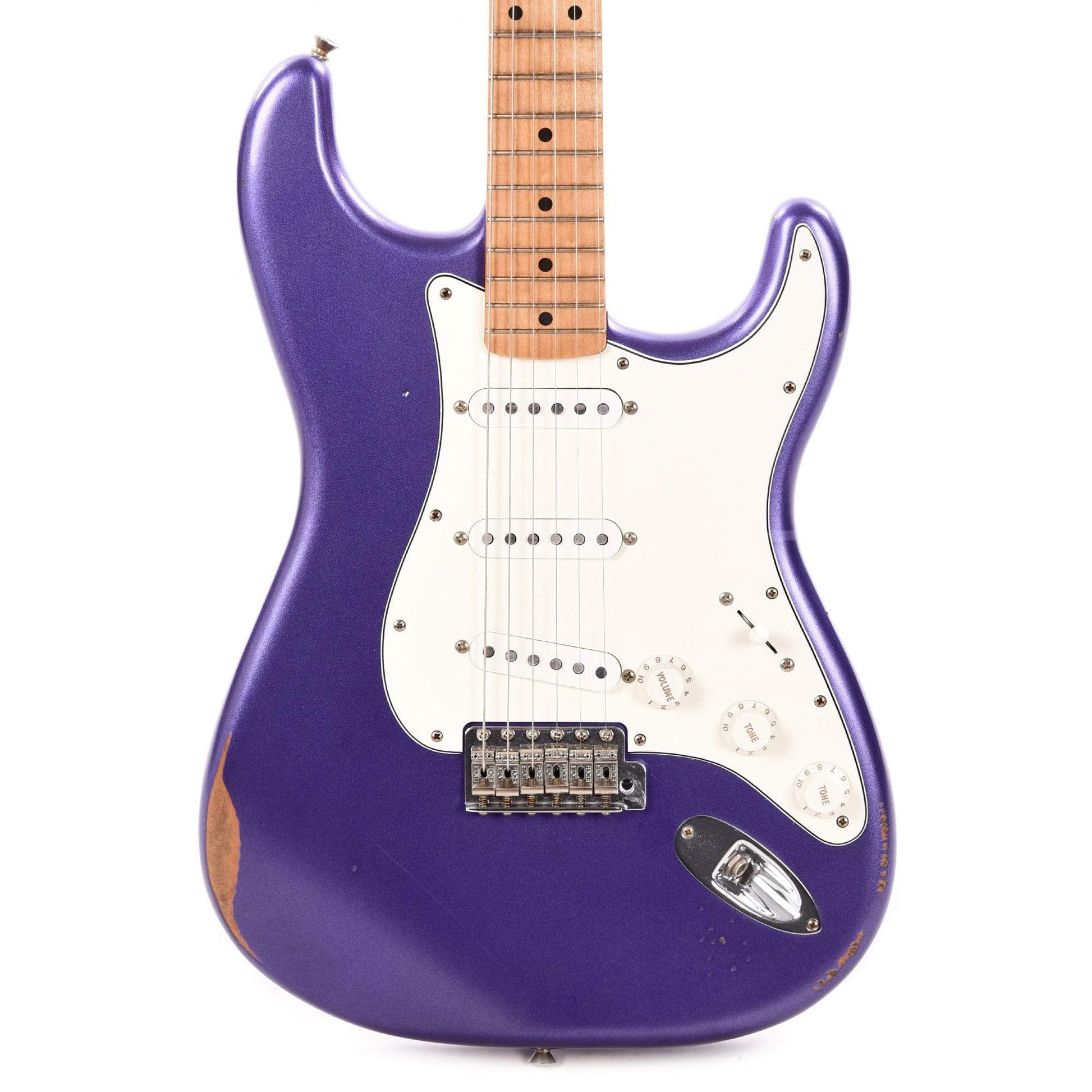 Fender Vintera Road Worn Mischief Maker Stratocaster Metallic Purple w/Pure Vintage ’59 Pickups Electric Guitars / Solid Body